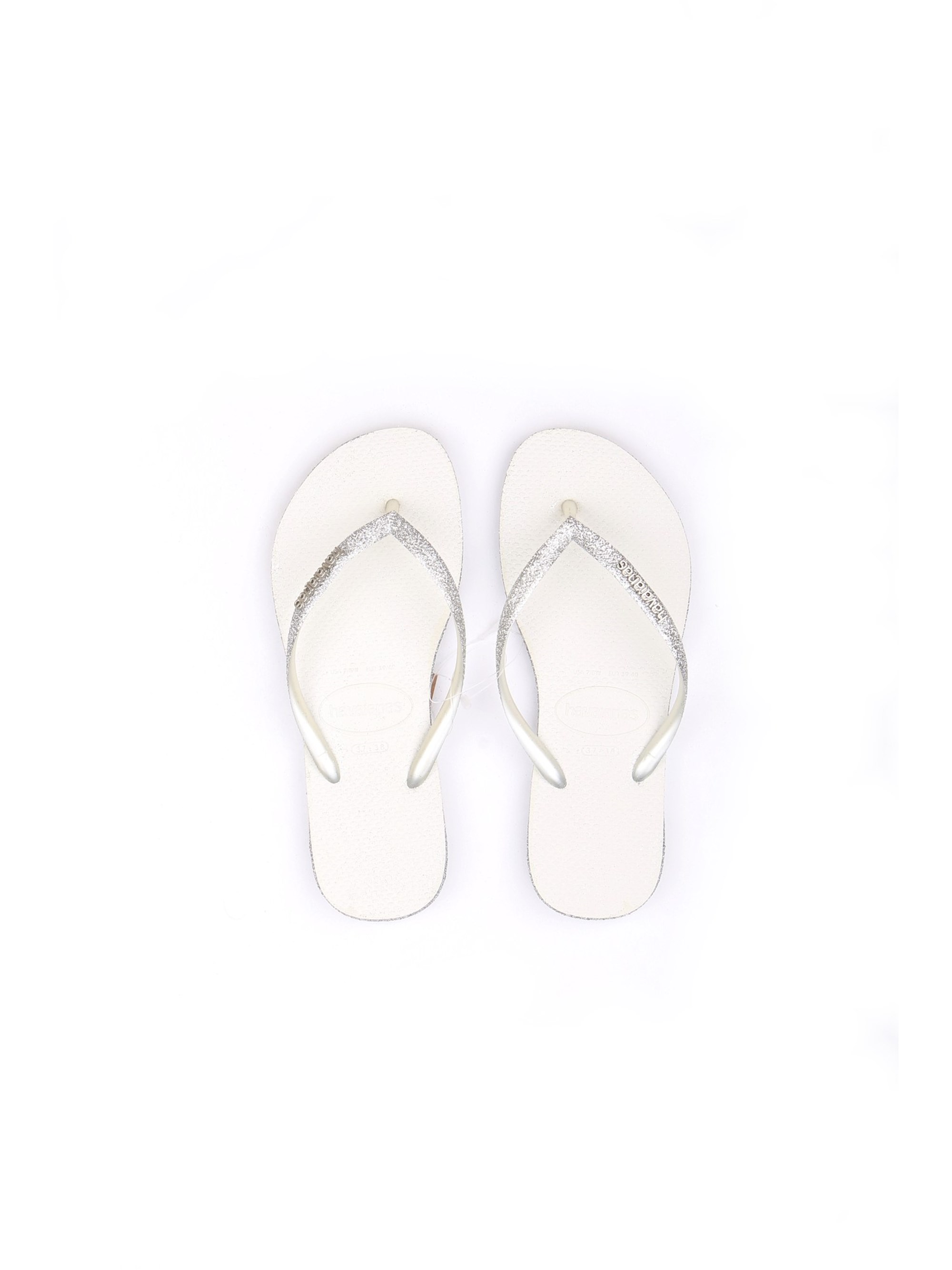 HAVAIANAS HAV SLIM SPARKLE FC White Shoes Woman Thongs HAVAIANAS HAV SLIM SPARKLE FC White Shoes Woman Thongs