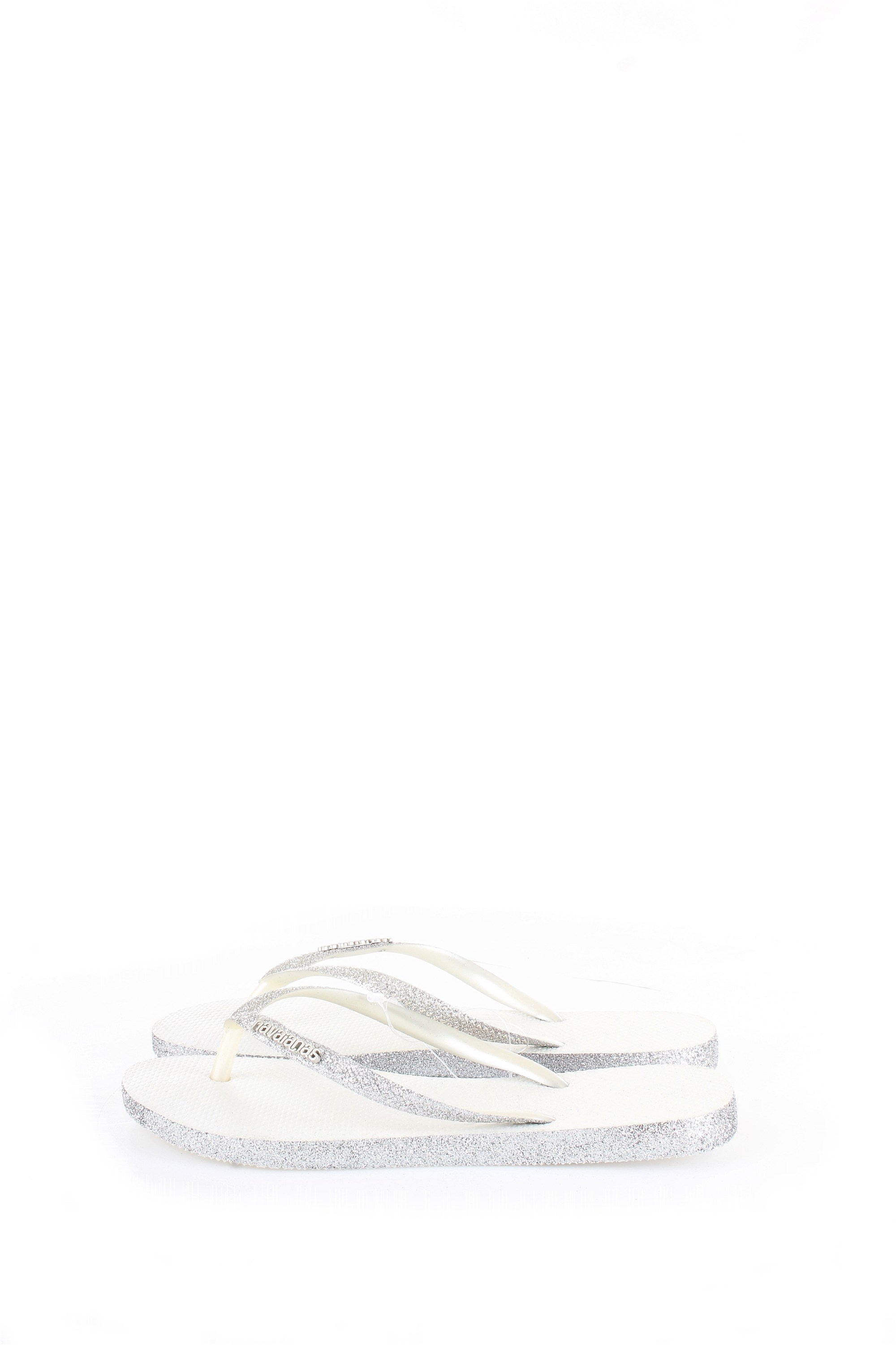 HAVAIANAS HAV SLIM SPARKLE FC White Shoes Woman Thongs HAVAIANAS HAV SLIM SPARKLE FC White Shoes Woman Thongs