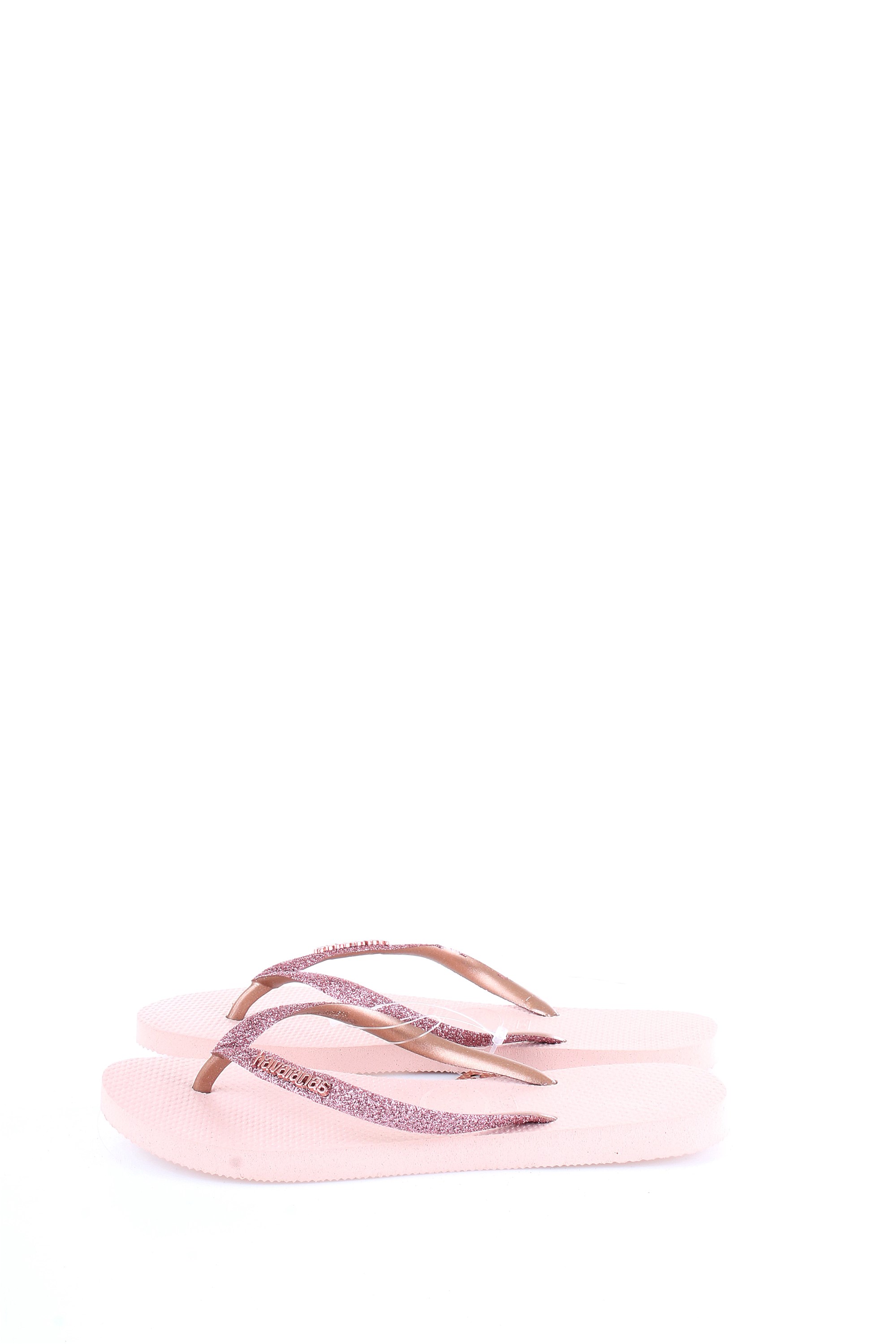 HAVAIANAS H SLIM GLITTER Pink Shoes Woman Thongs HAVAIANAS H SLIM GLITTER Pink Shoes Woman Thongs