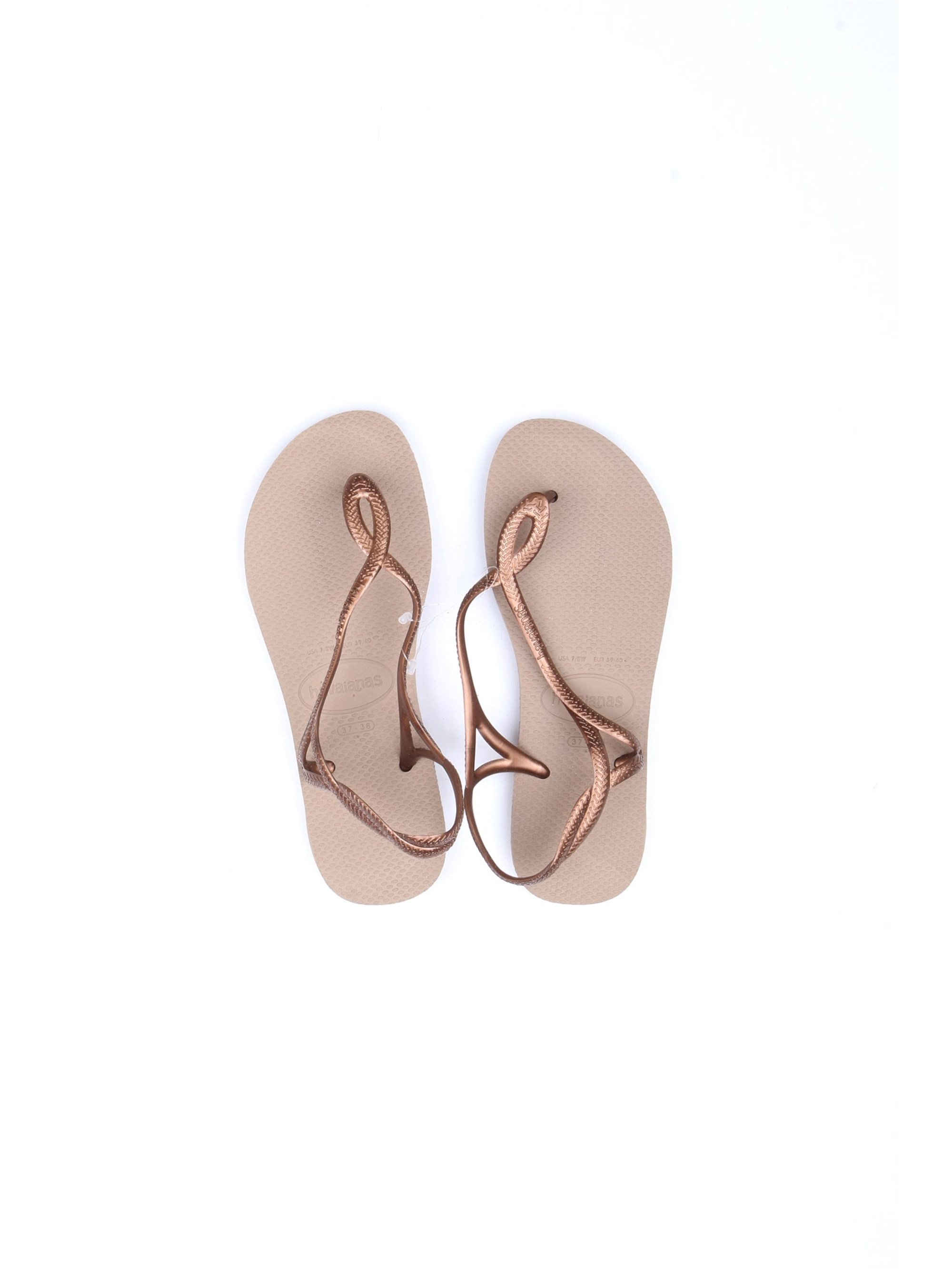 HAVAIANAS HAV LUNA FC Gold Shoes Woman Thongs HAVAIANAS HAV LUNA FC Gold Shoes Woman Thongs
