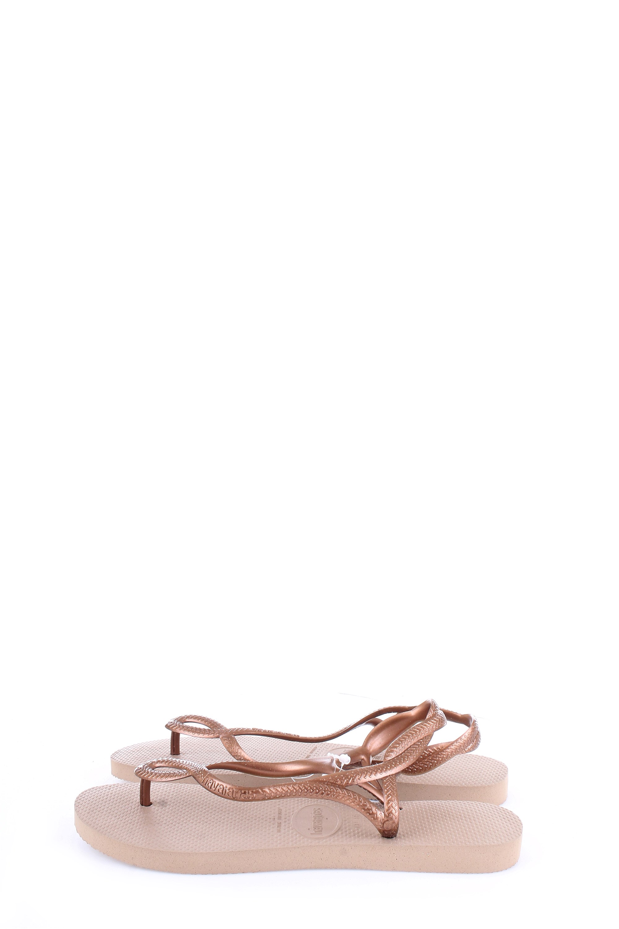 HAVAIANAS HAV LUNA FC Gold Shoes Woman Thongs HAVAIANAS HAV LUNA FC Gold Shoes Woman Thongs