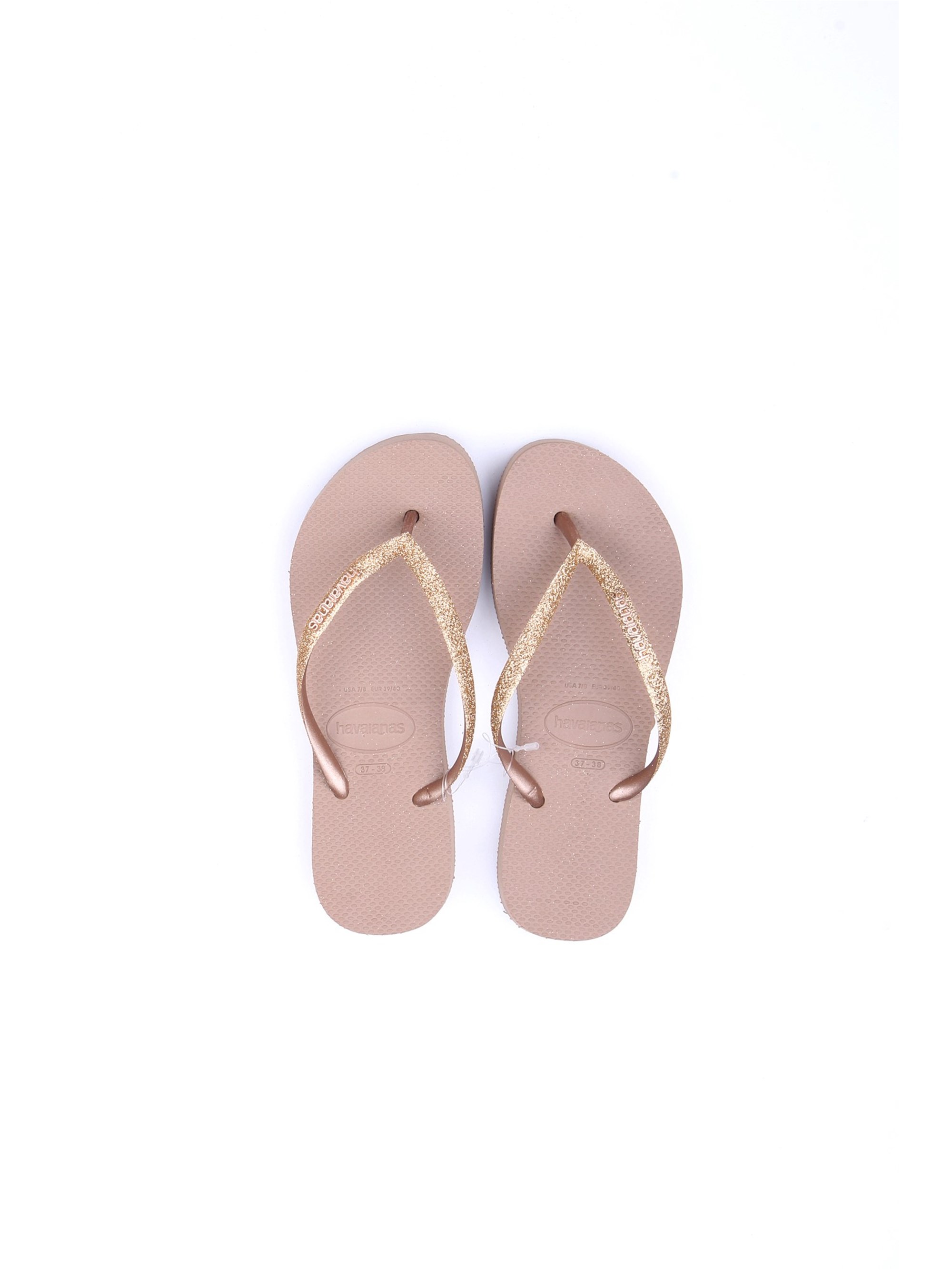HAVAIANAS SLIM PLATFORM SHINE Gold Shoes Woman Thongs HAVAIANAS SLIM PLATFORM SHINE Gold Shoes Woman Thongs