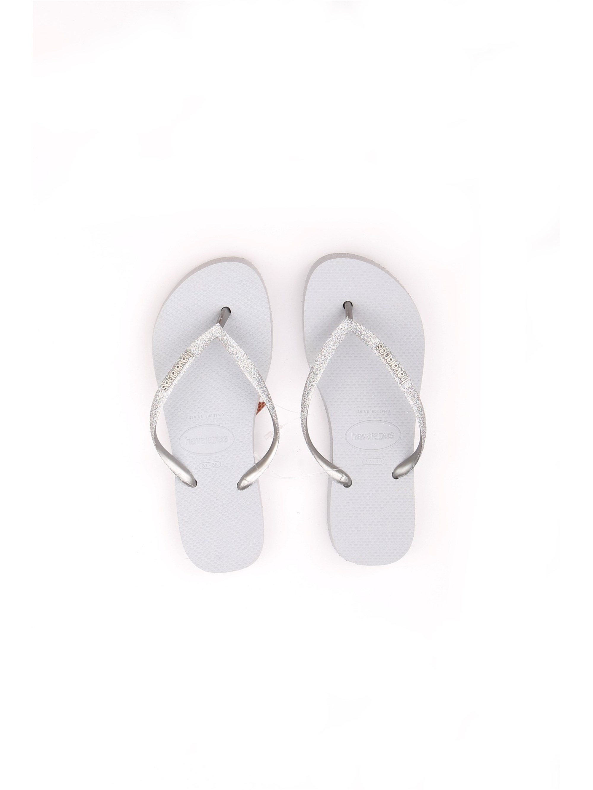 HAVAIANAS SLIM PLATFORM SHINE Silver Shoes Woman Thongs HAVAIANAS SLIM PLATFORM SHINE Silver Shoes Woman Thongs