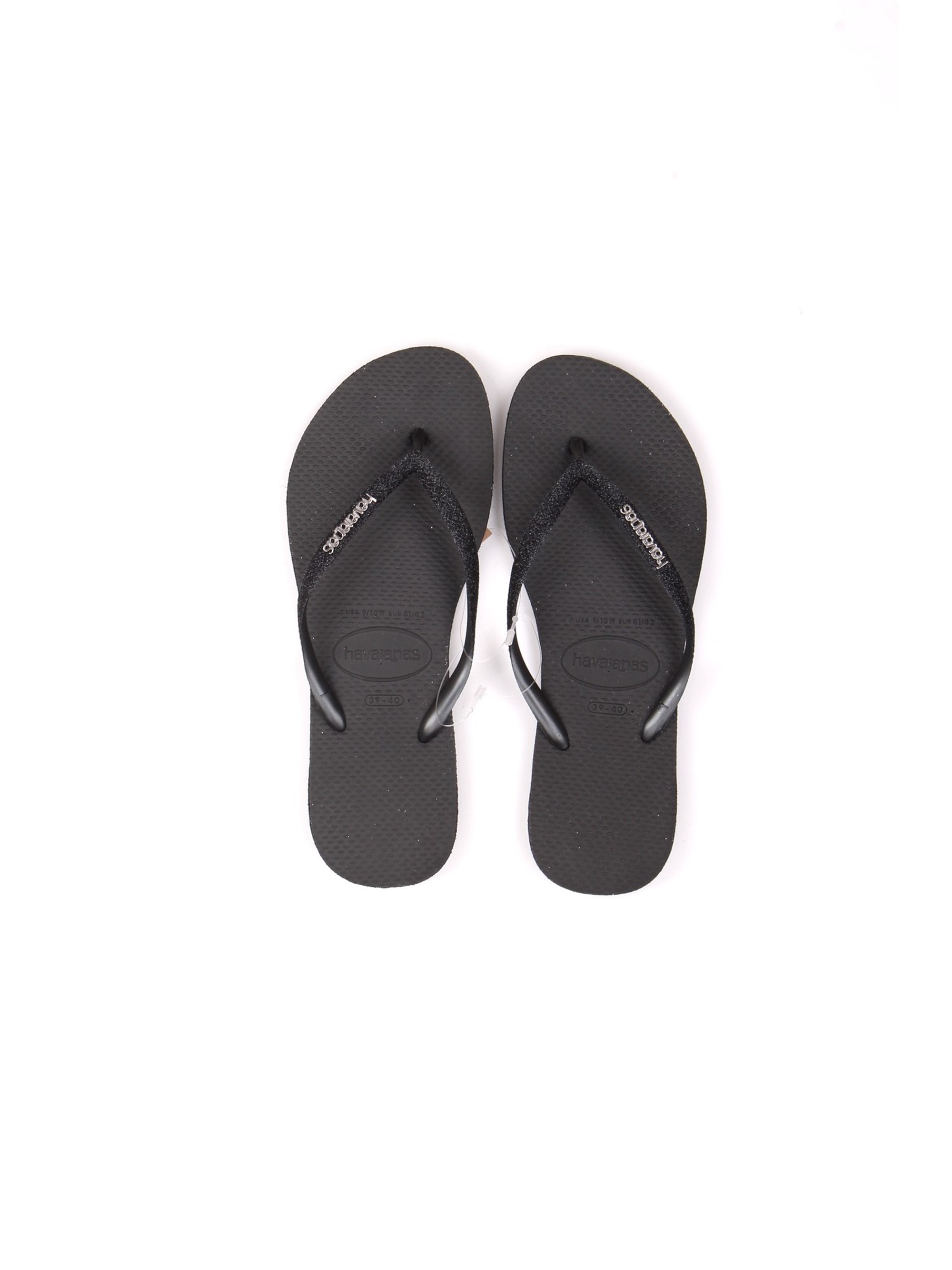 HAVAIANAS HAV SLIM SPARKLE FC Black Shoes Woman Thongs HAVAIANAS HAV SLIM SPARKLE FC Black Shoes Woman Thongs