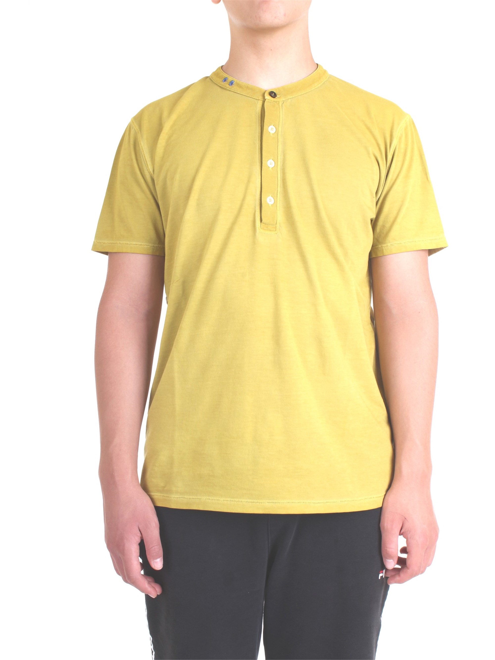 DIKTAT DK77162 Yellow Clothing Man T-Shirt/Polo DIKTAT DK77162 Yellow Clothing Man T-Shirt/Polo