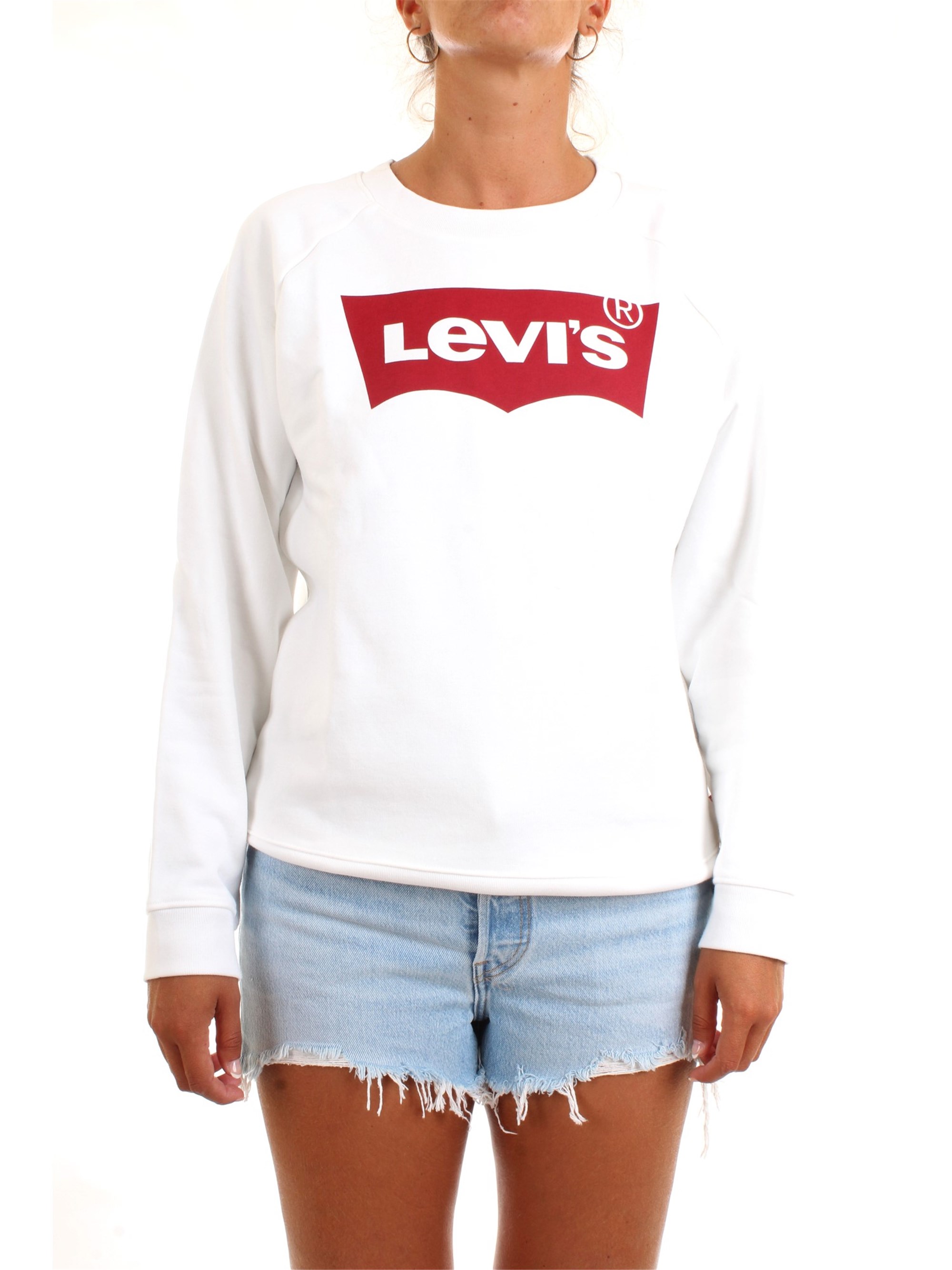 LEVI'S 29717-0014 White Clothing Woman Sweater LEVI'S 29717-0014 White Clothing Woman Sweater