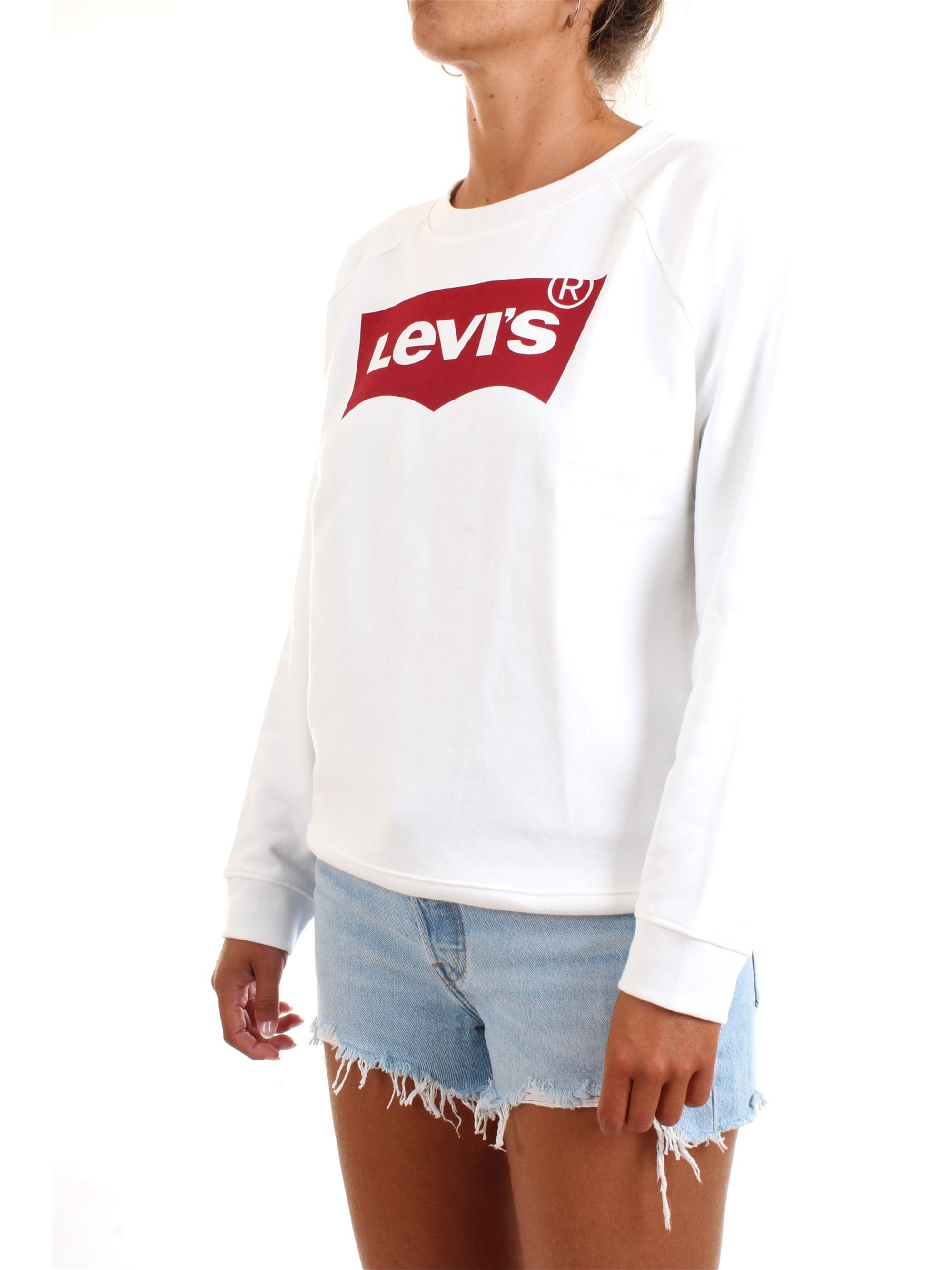 LEVI'S 29717-0014 White Clothing Woman Sweater LEVI'S 29717-0014 White Clothing Woman Sweater