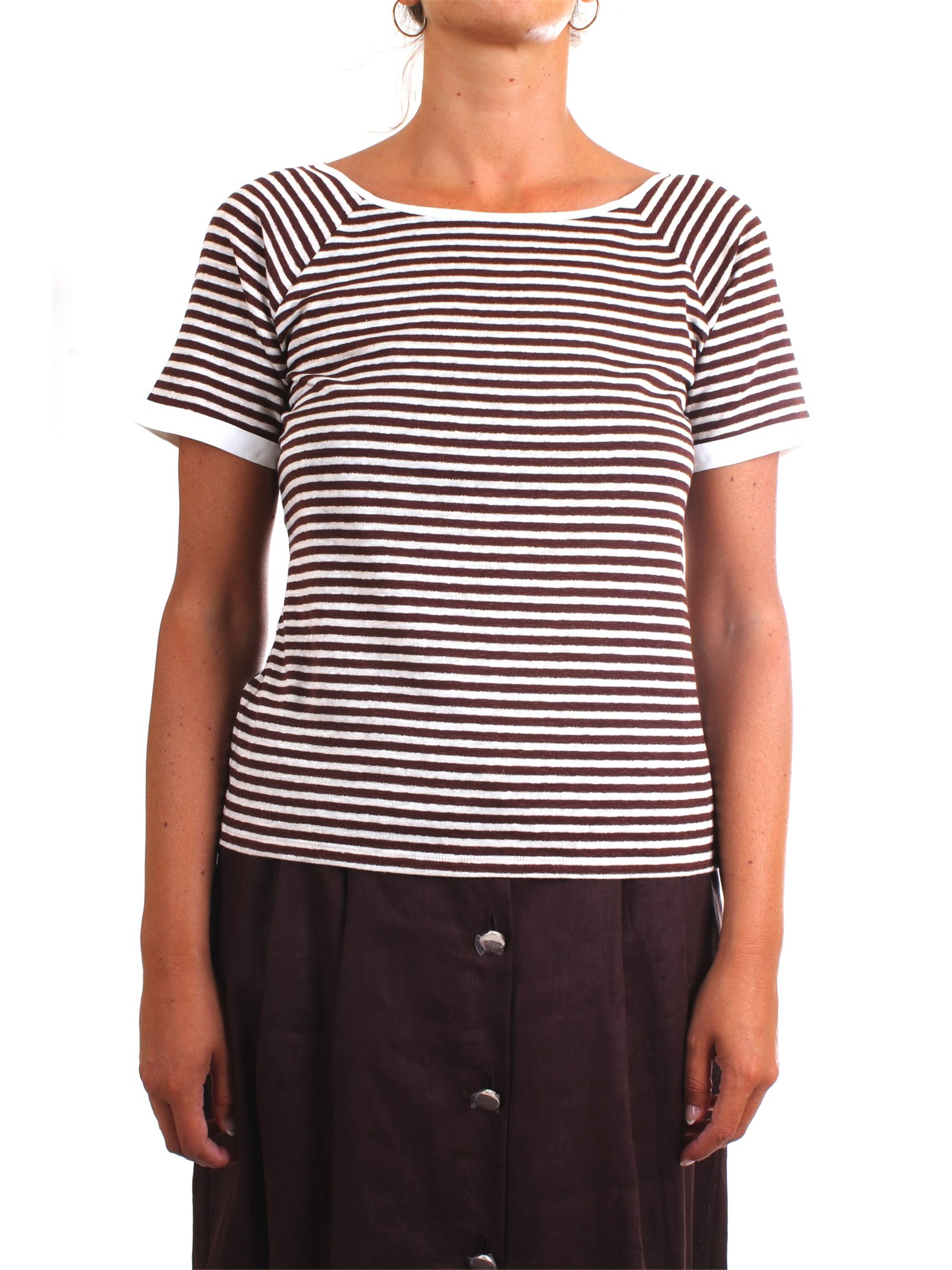 PENNYBLACK 29715320 Brown Clothing Woman T-Shirt/Polo PENNYBLACK 29715320 Brown Clothing Woman T-Shirt/Polo