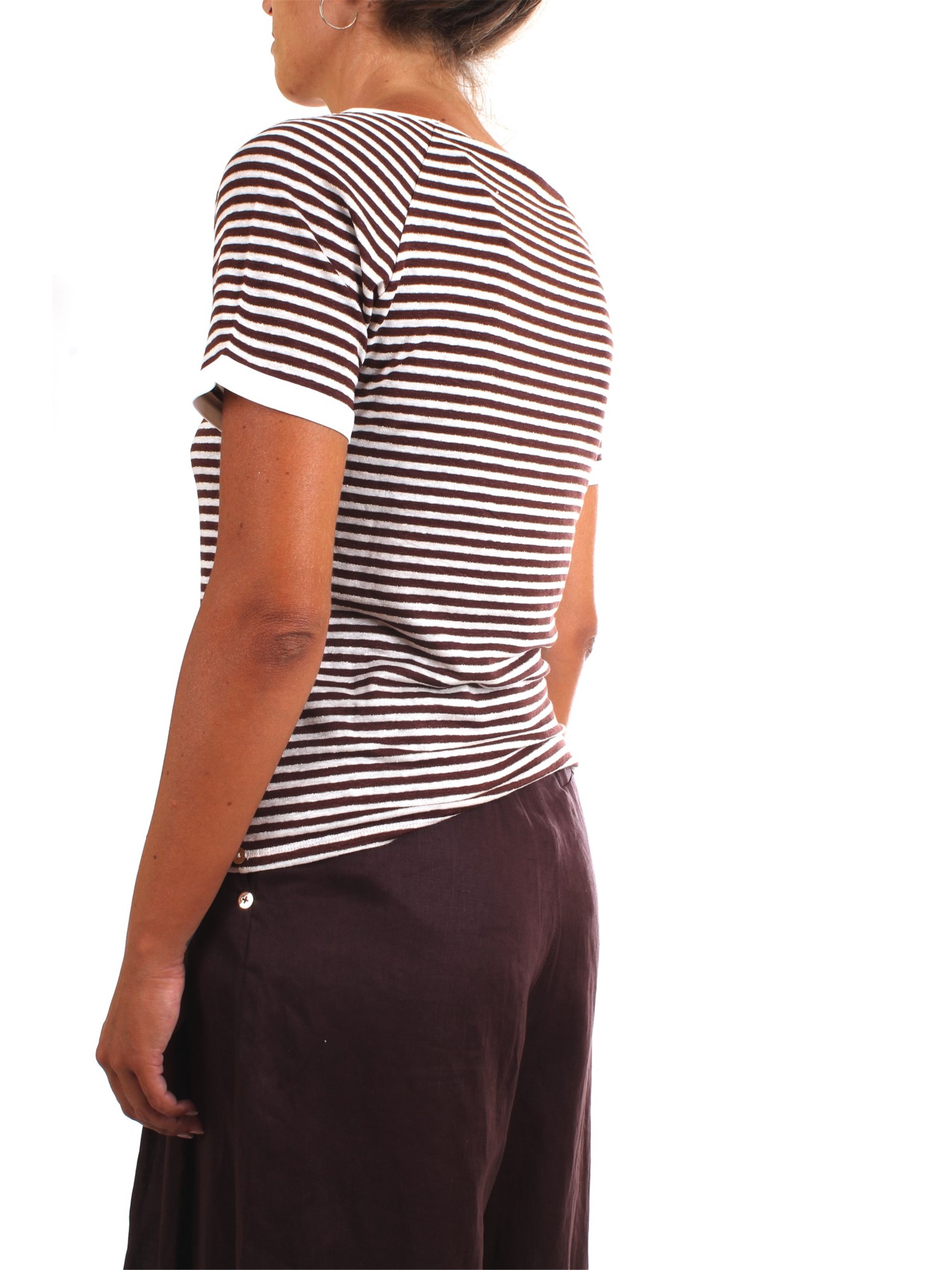 PENNYBLACK 29715320 Brown Clothing Woman T-Shirt/Polo PENNYBLACK 29715320 Brown Clothing Woman T-Shirt/Polo