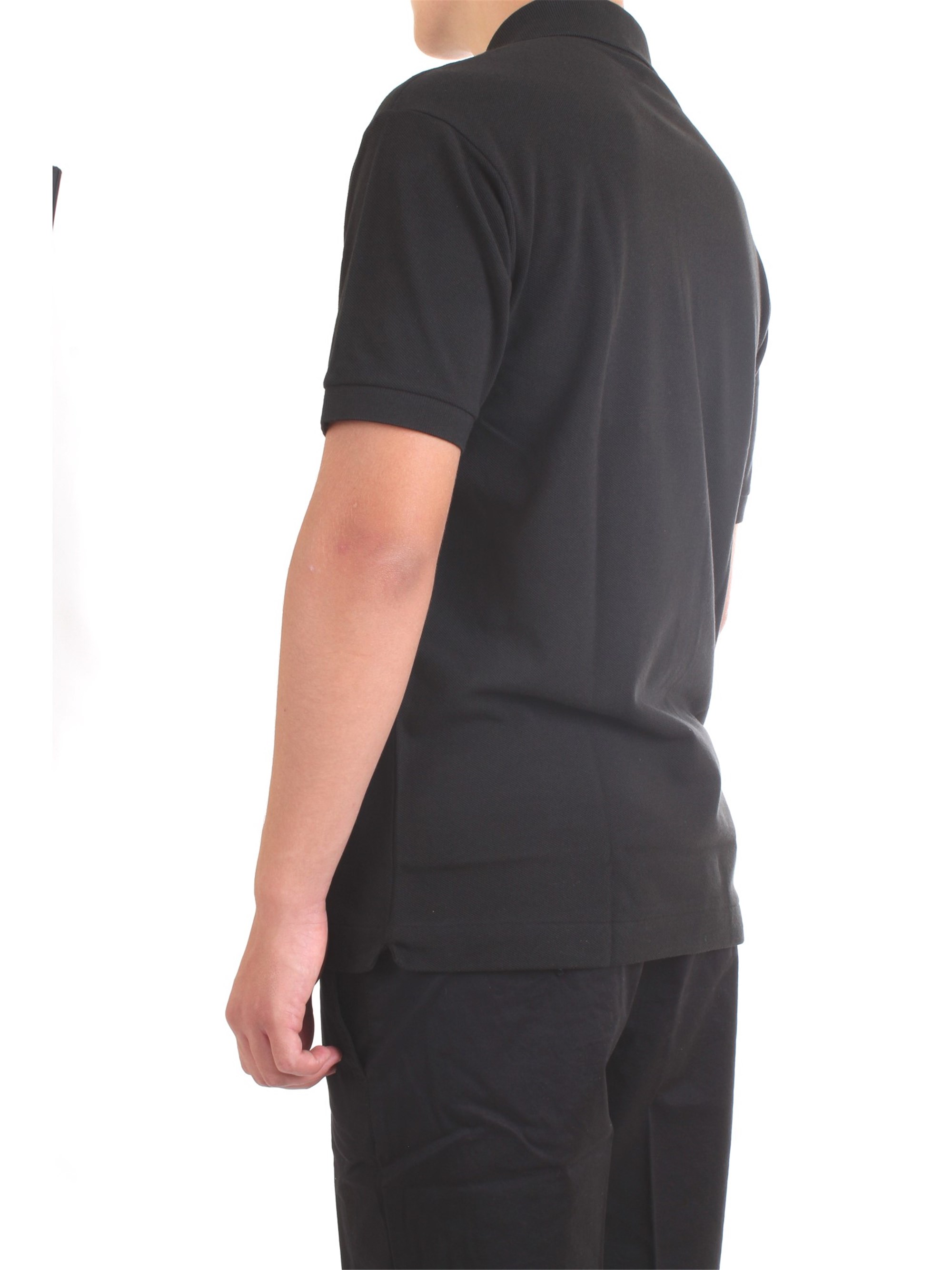 Lacoste L.12.12 Black Clothing Man Polo shirt Lacoste L.12.12 Black Clothing Man Polo shirt
