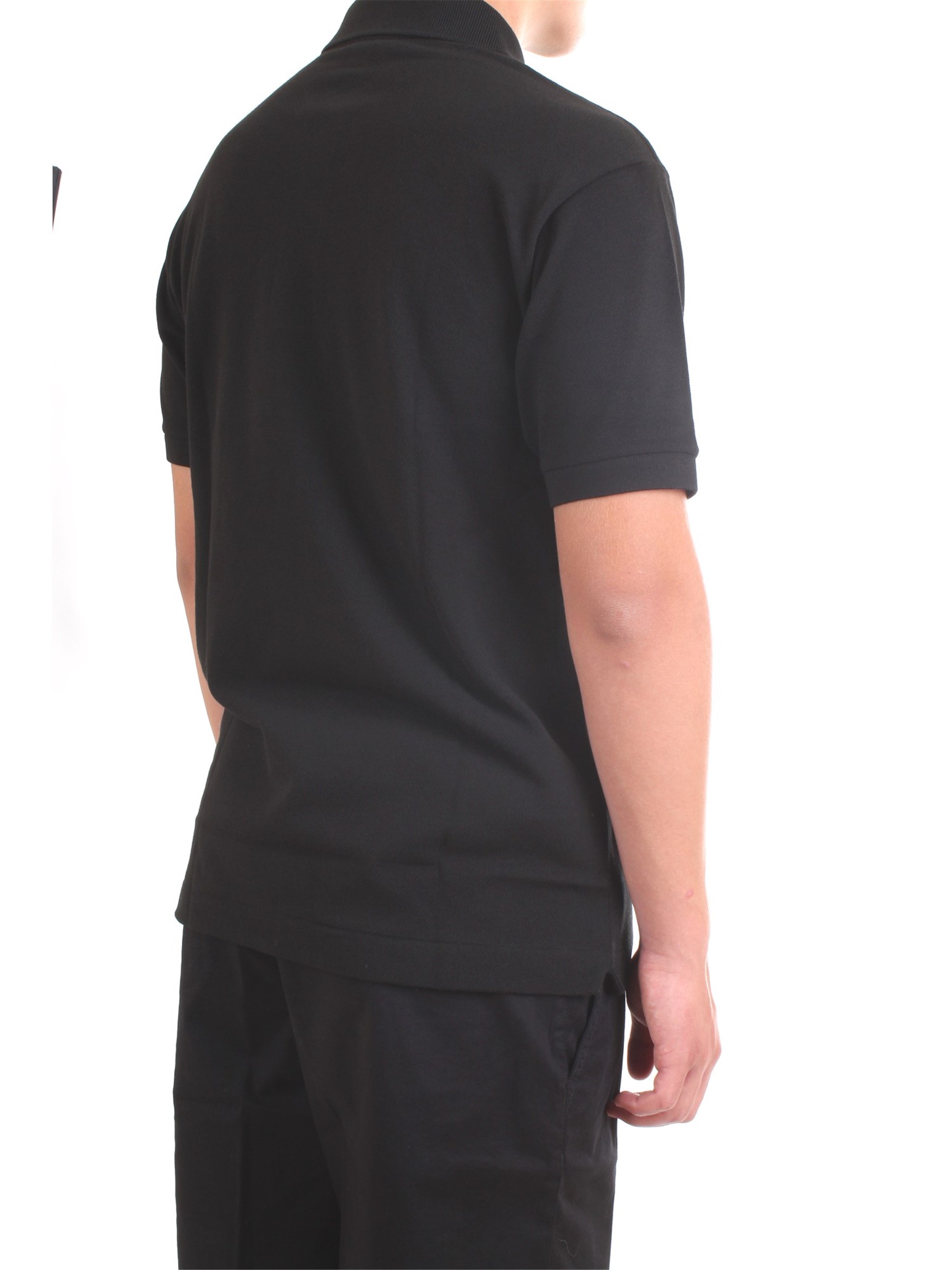 Lacoste L.12.12 Black Clothing Man Polo shirt Lacoste L.12.12 Black Clothing Man Polo shirt