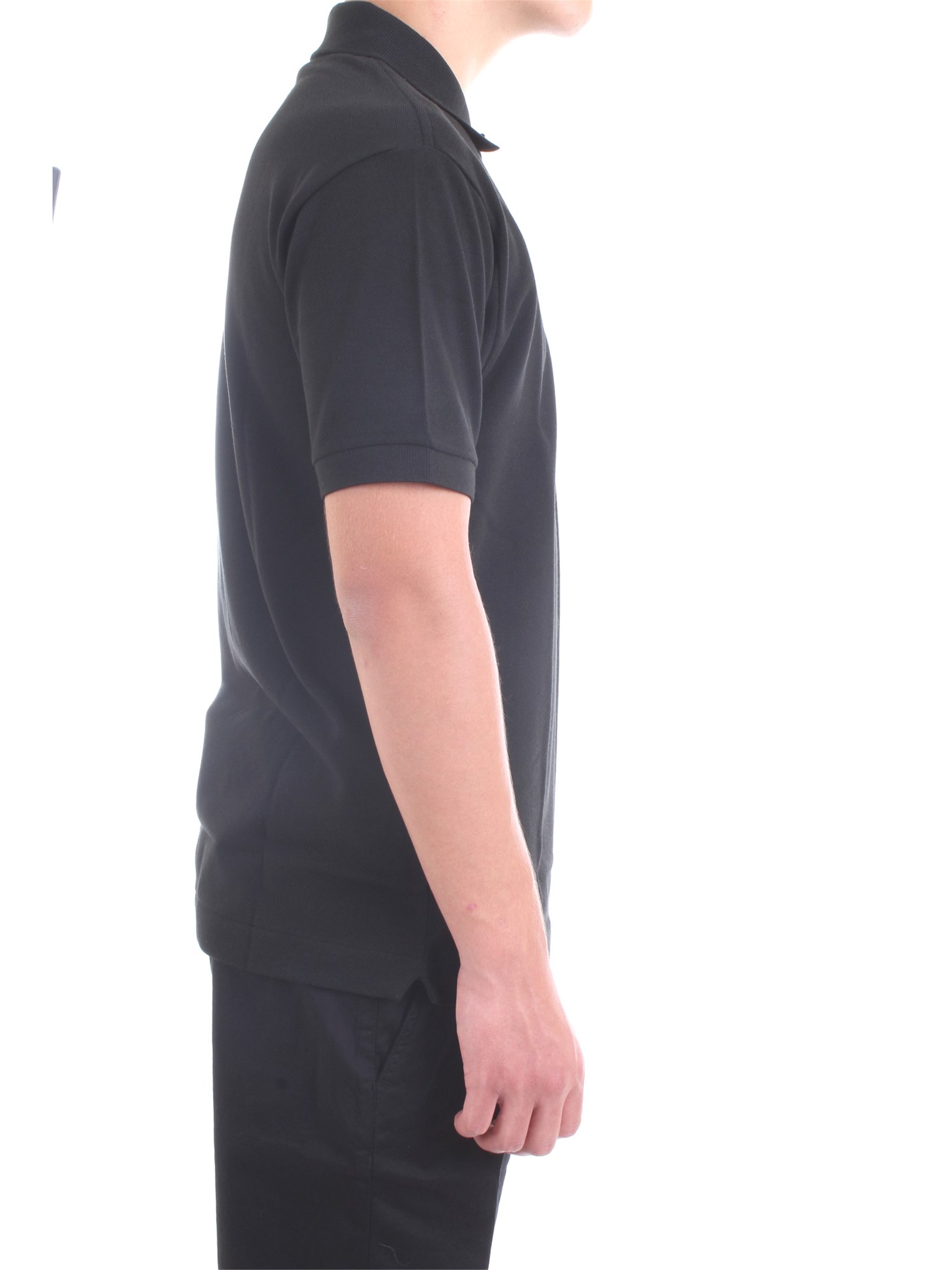 Lacoste L.12.12 Black Clothing Man Polo shirt Lacoste L.12.12 Black Clothing Man Polo shirt