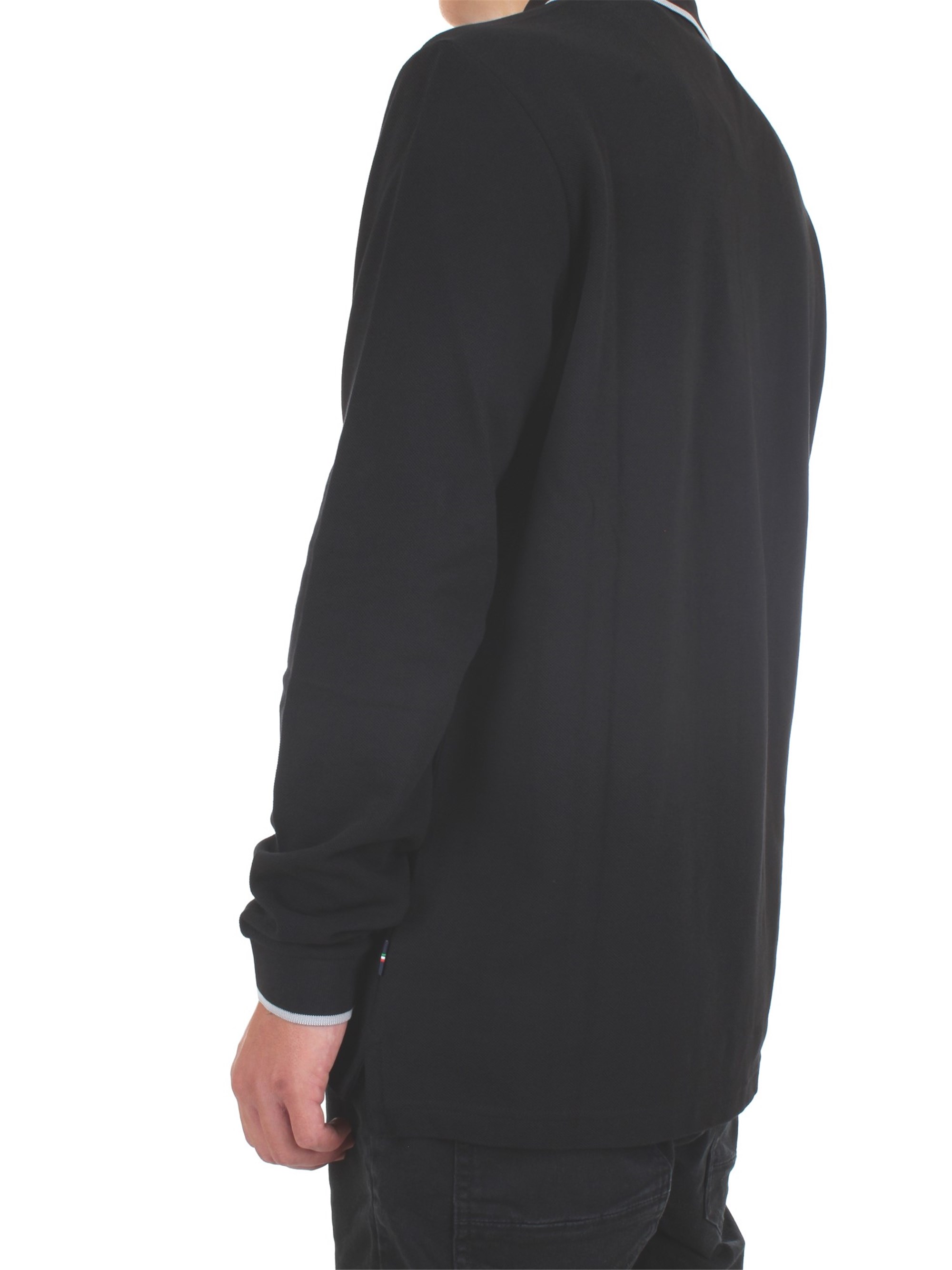 AERONAUTICA MILITARE 202PO1497P82 Black Clothing Man Polo shirt AERONAUTICA MILITARE 202PO1497P82 Black Clothing Man Polo shirt