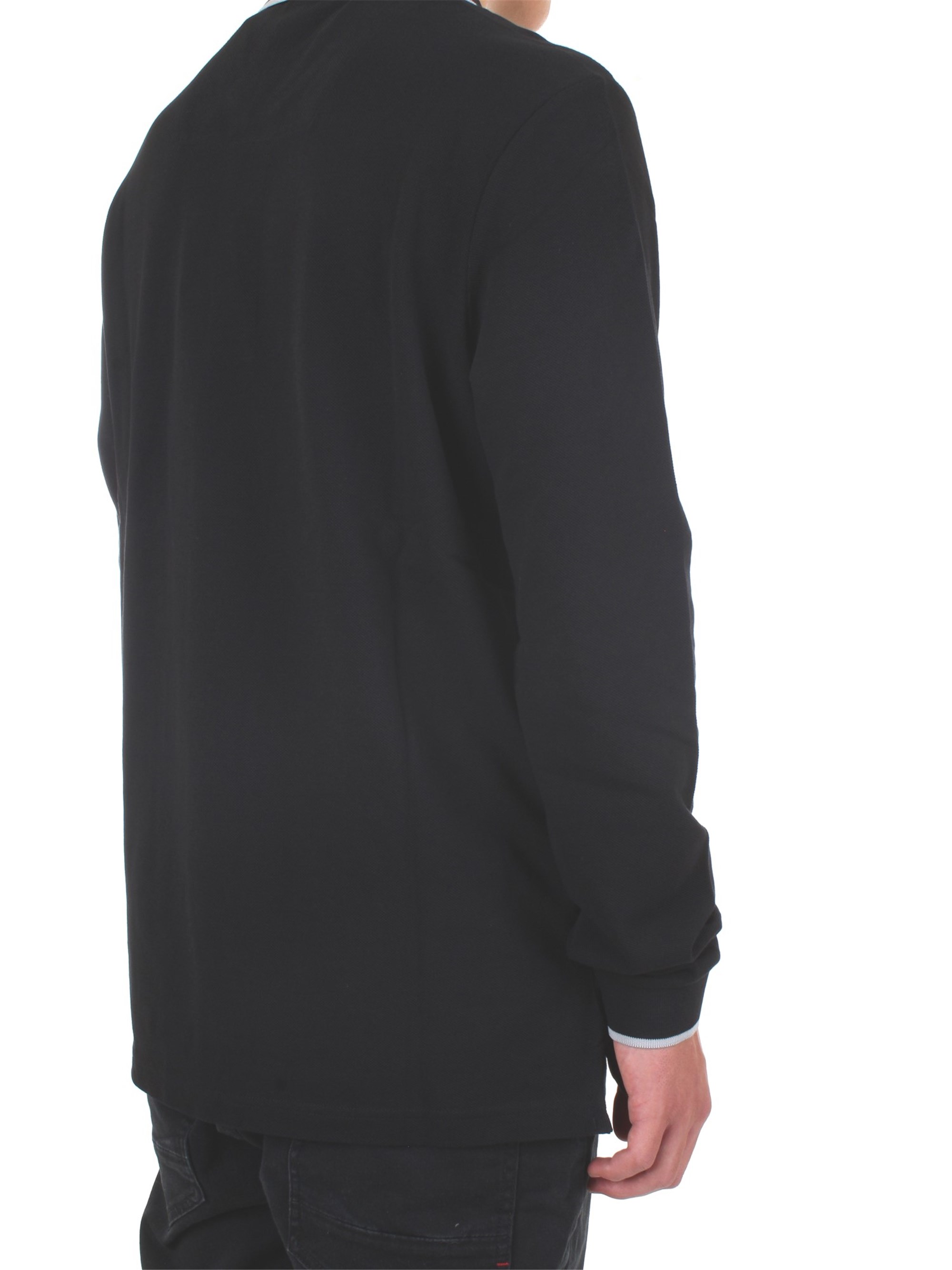 AERONAUTICA MILITARE 202PO1497P82 Black Clothing Man Polo shirt AERONAUTICA MILITARE 202PO1497P82 Black Clothing Man Polo shirt