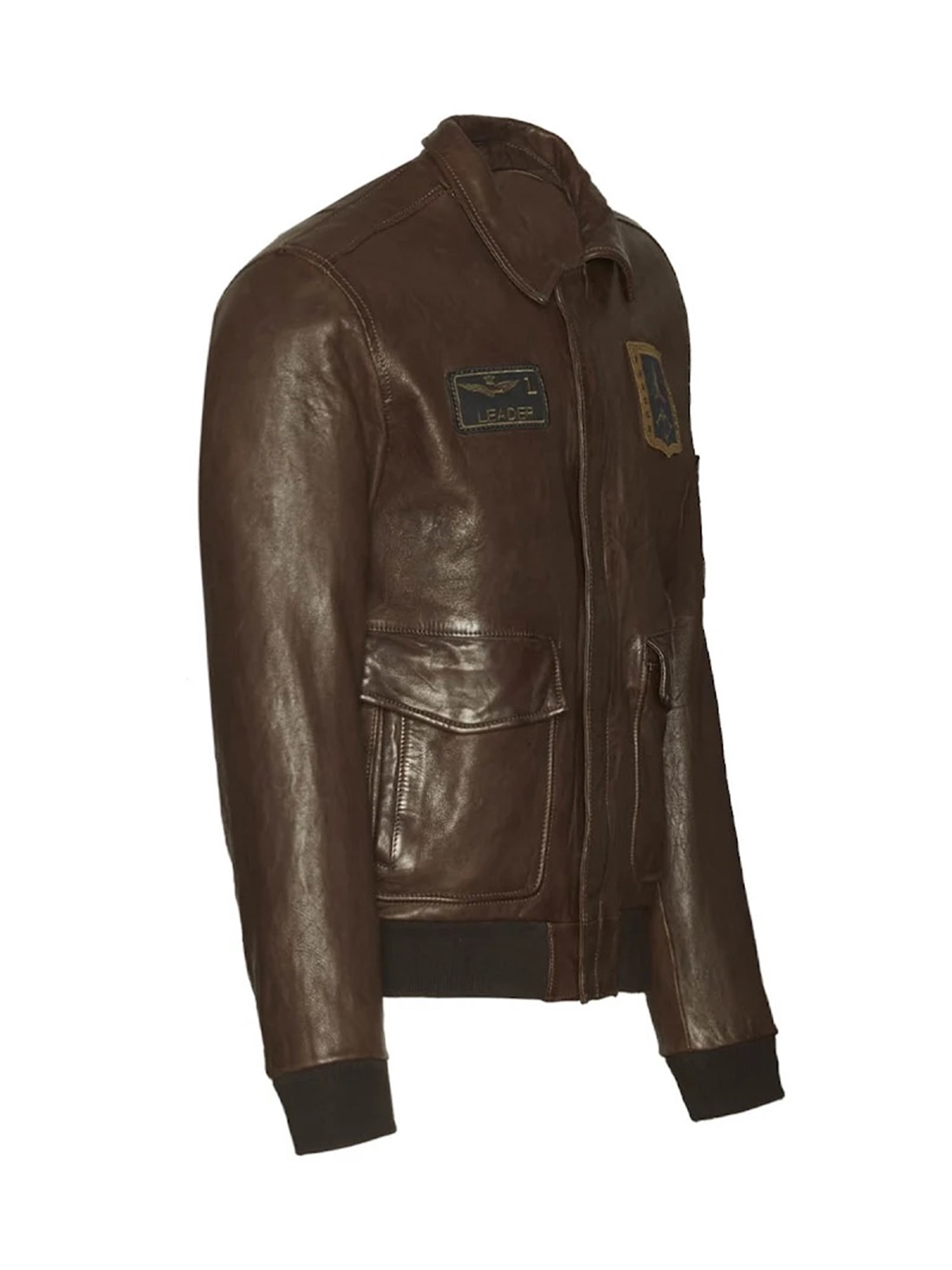 AERONAUTICA MILITARE 222PN895PL145 Brown Clothing Man Jacket AERONAUTICA MILITARE 222PN895PL145 Brown Clothing Man Jacket