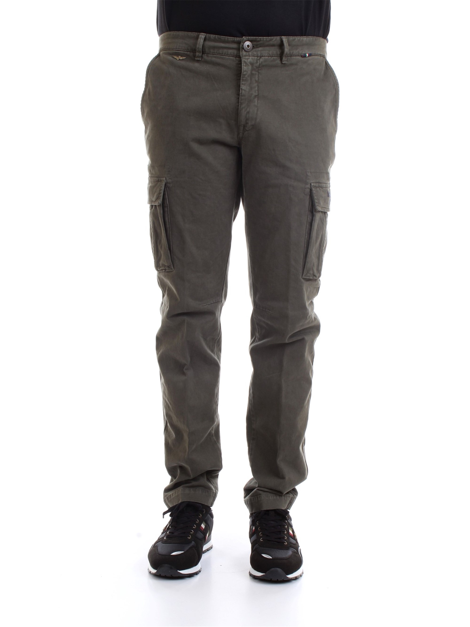 AERONAUTICA MILITARE 202PA1329CT2758 Green Clothing Man Trousers AERONAUTICA MILITARE 202PA1329CT2758 Green Clothing Man Trousers