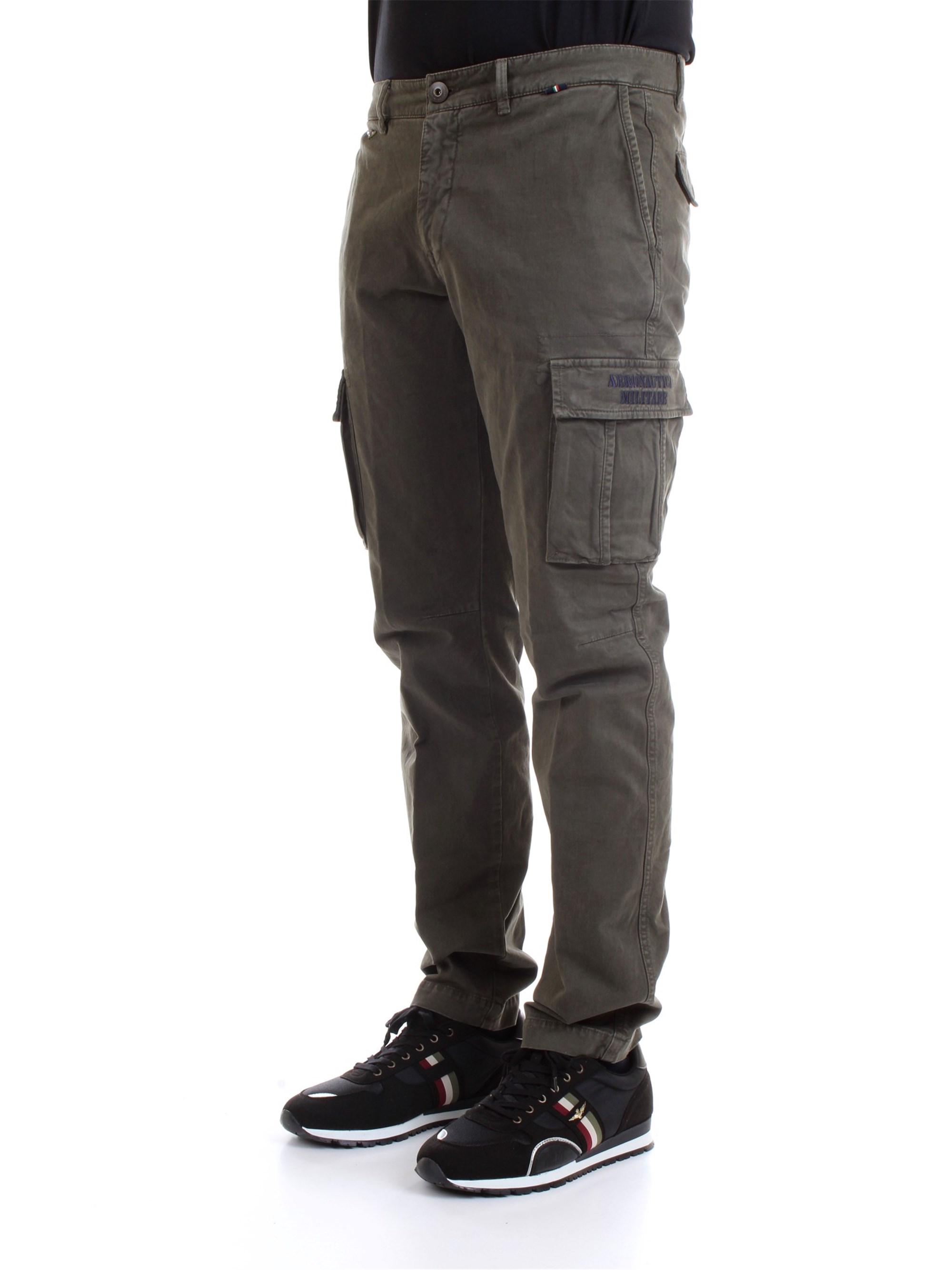 AERONAUTICA MILITARE 202PA1329CT2758 Green Clothing Man Trousers AERONAUTICA MILITARE 202PA1329CT2758 Green Clothing Man Trousers