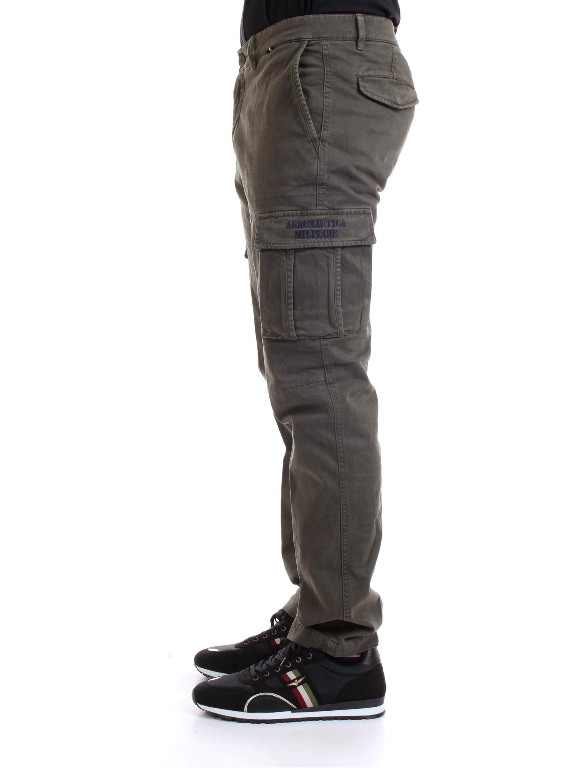 AERONAUTICA MILITARE 202PA1329CT2758 Green Clothing Man Trousers AERONAUTICA MILITARE 202PA1329CT2758 Green Clothing Man Trousers