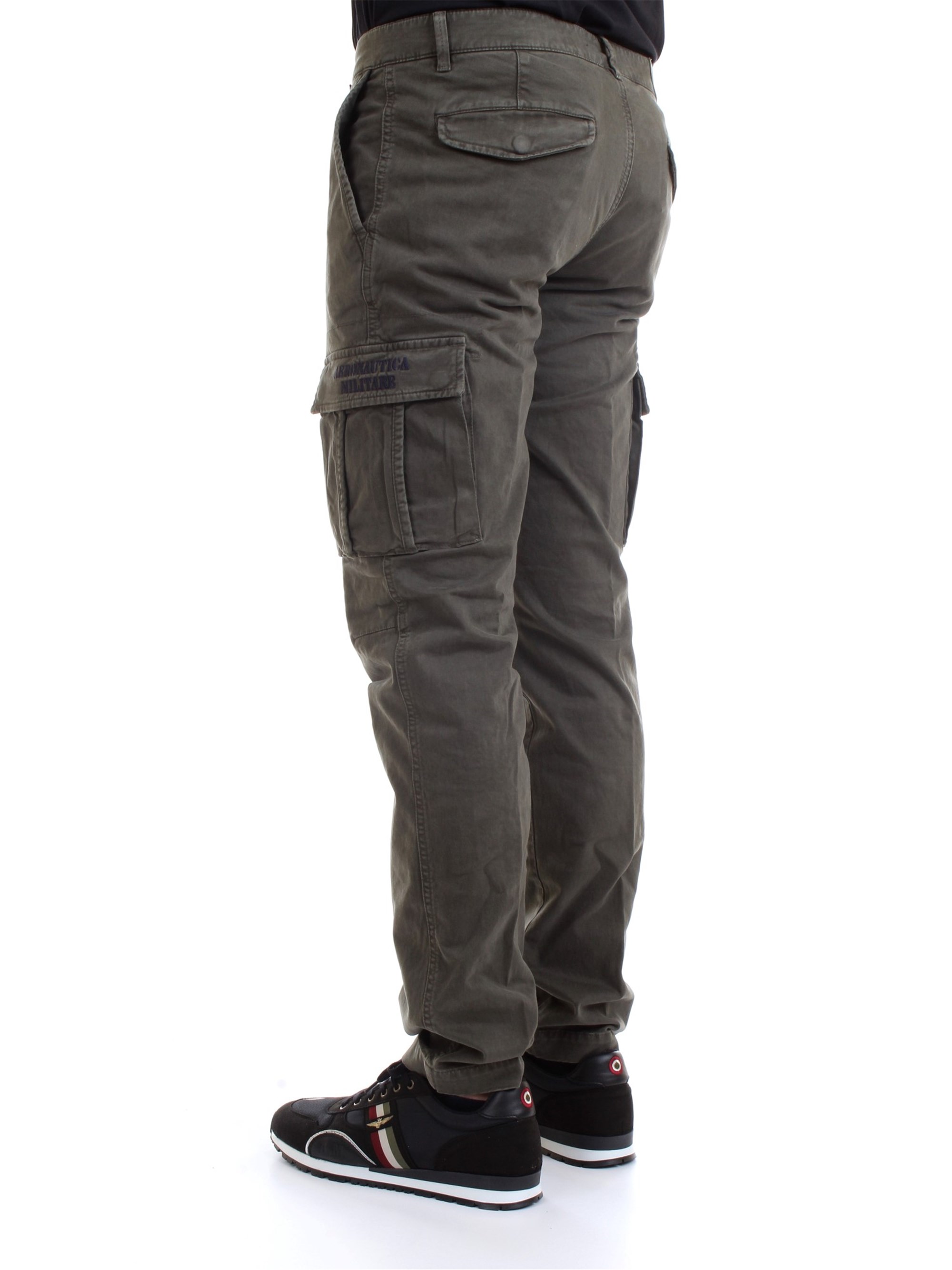 AERONAUTICA MILITARE 202PA1329CT2758 Green Clothing Man Trousers AERONAUTICA MILITARE 202PA1329CT2758 Green Clothing Man Trousers