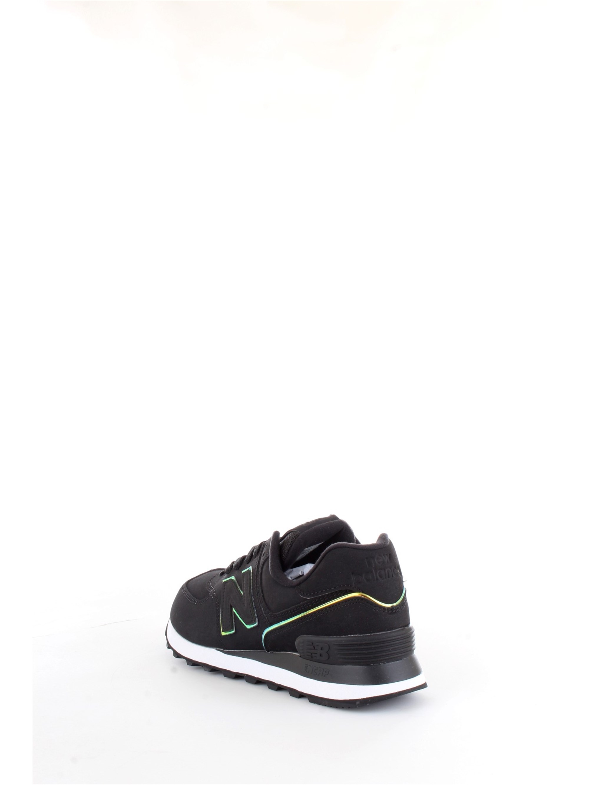 NEW BALANCE WL574 Black Shoes Woman Sneakers NEW BALANCE WL574 Black Shoes Woman Sneakers