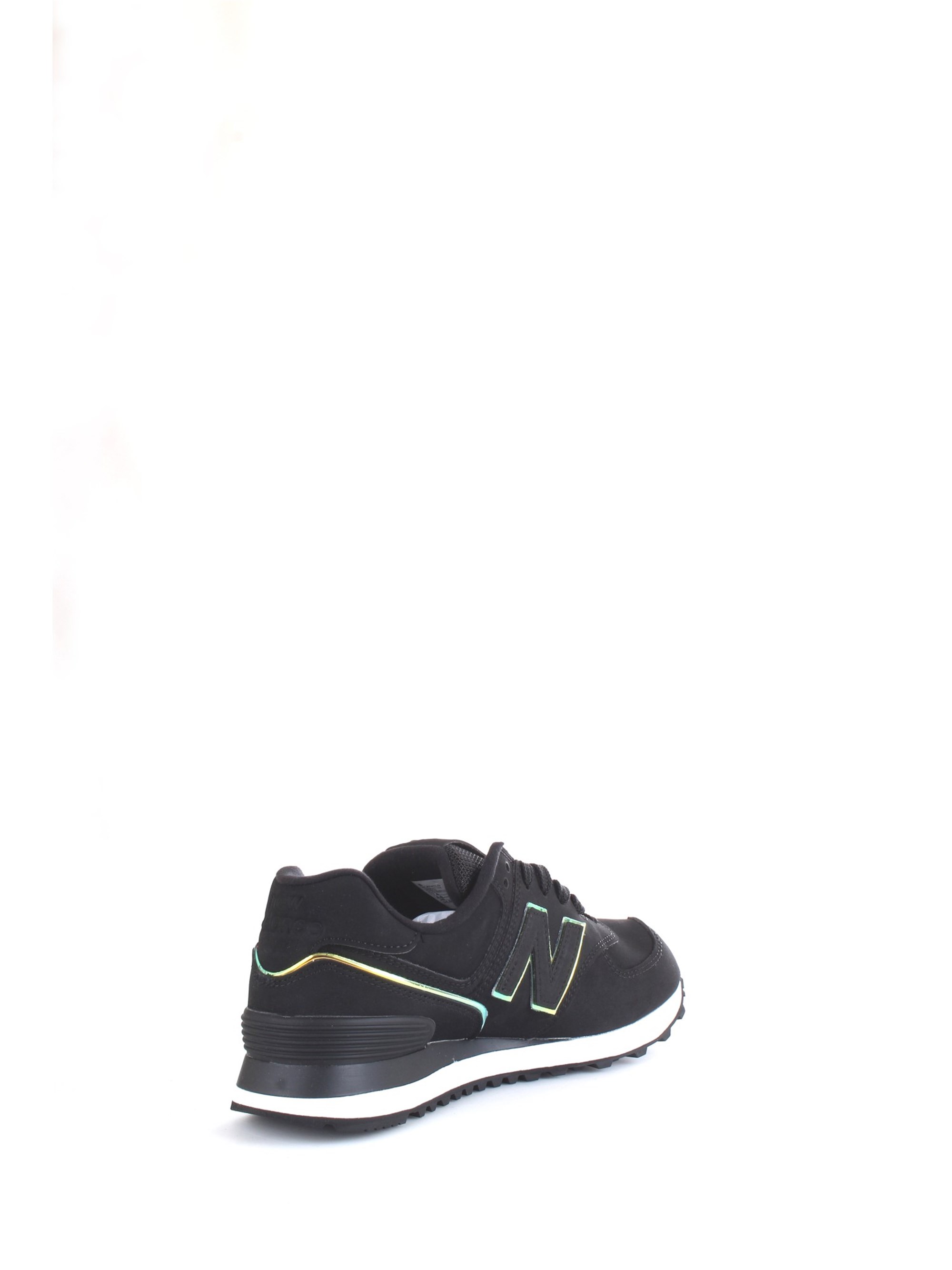 NEW BALANCE WL574 Black Shoes Woman Sneakers NEW BALANCE WL574 Black Shoes Woman Sneakers