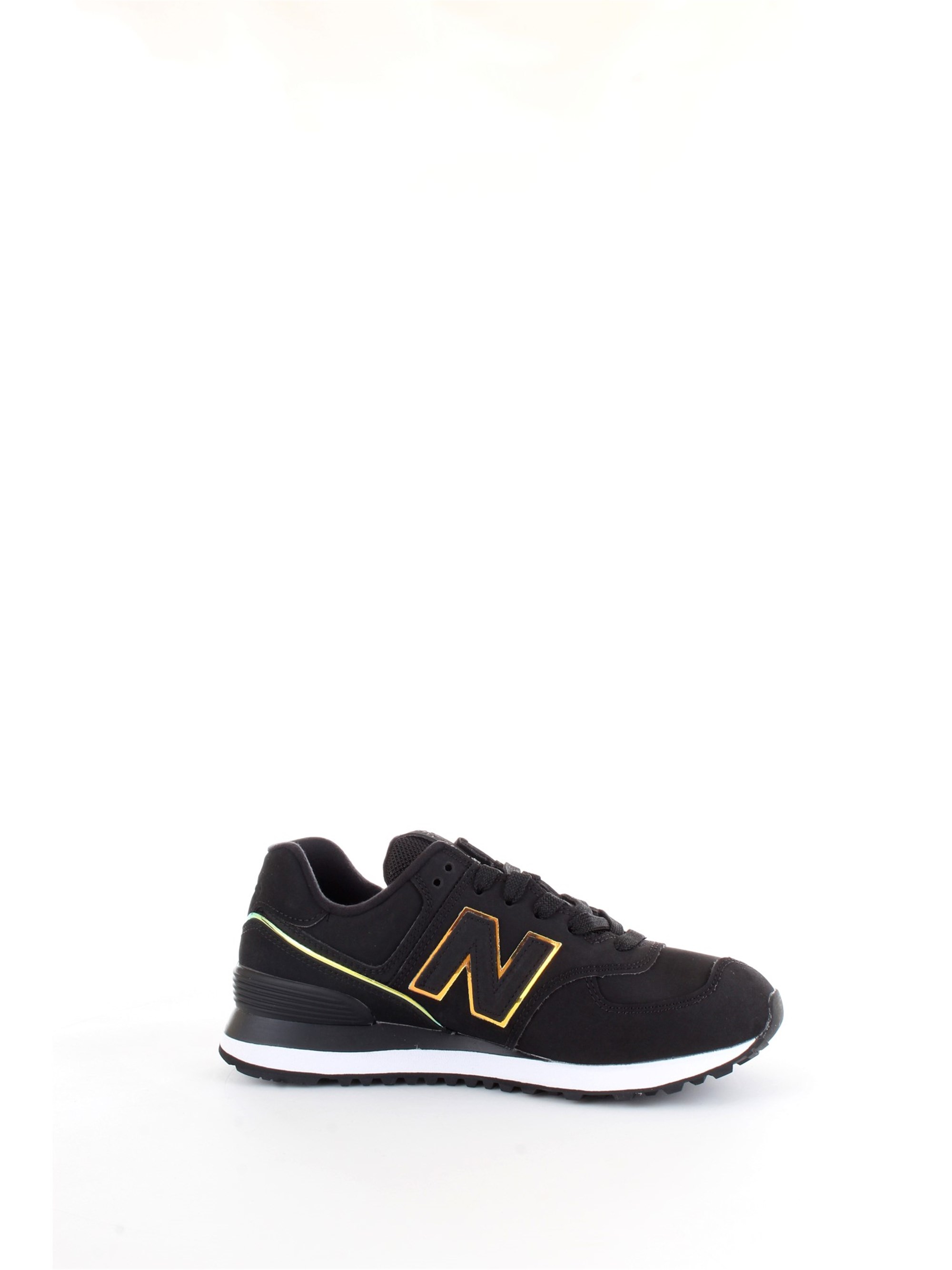 NEW BALANCE WL574 Black Shoes Woman Sneakers NEW BALANCE WL574 Black Shoes Woman Sneakers