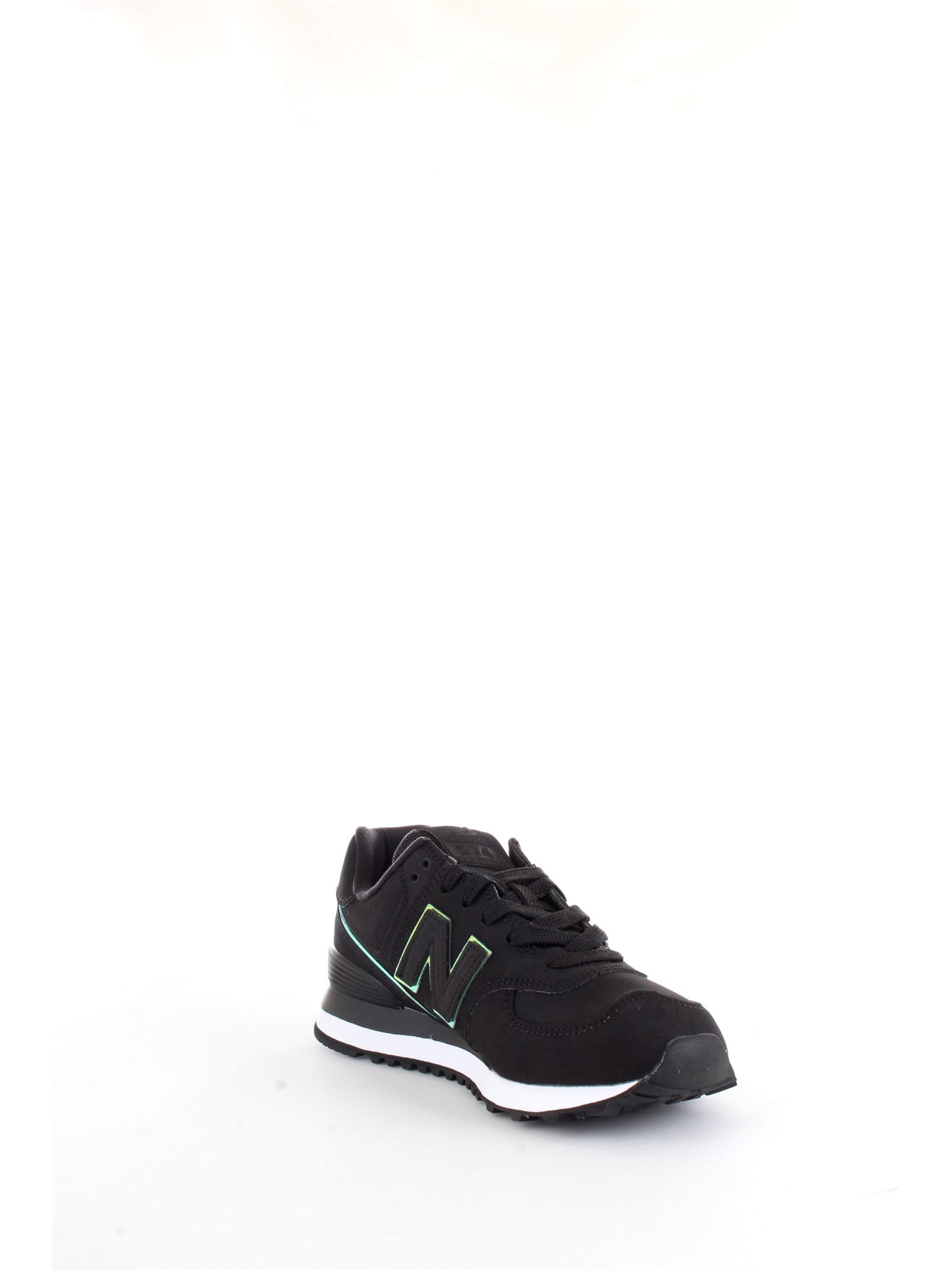 NEW BALANCE WL574 Black Shoes Woman Sneakers NEW BALANCE WL574 Black Shoes Woman Sneakers