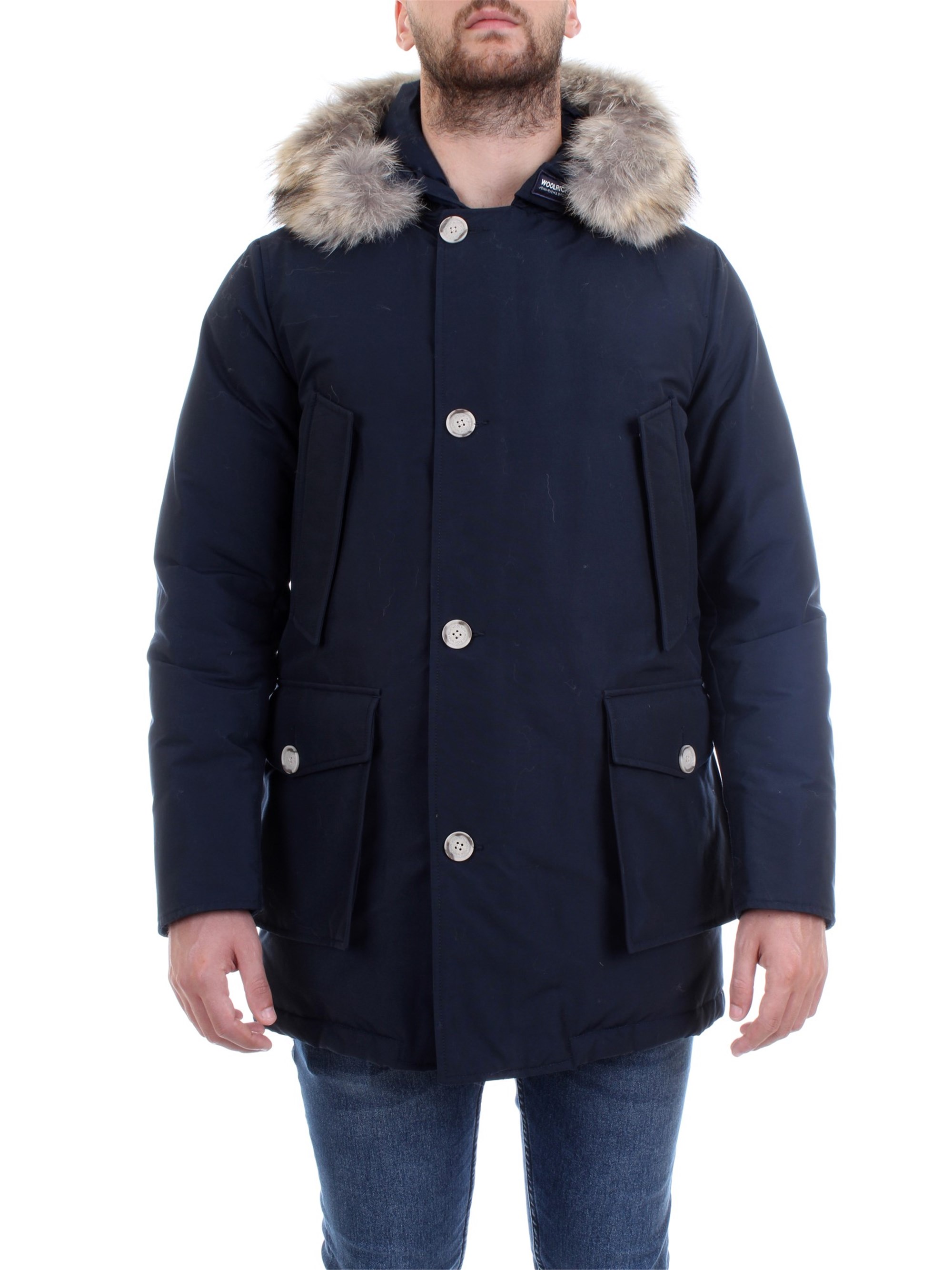 WOOLRICH WOCPS1674 Blue Clothing Man PARKA WOOLRICH WOCPS1674 Blue Clothing Man PARKA