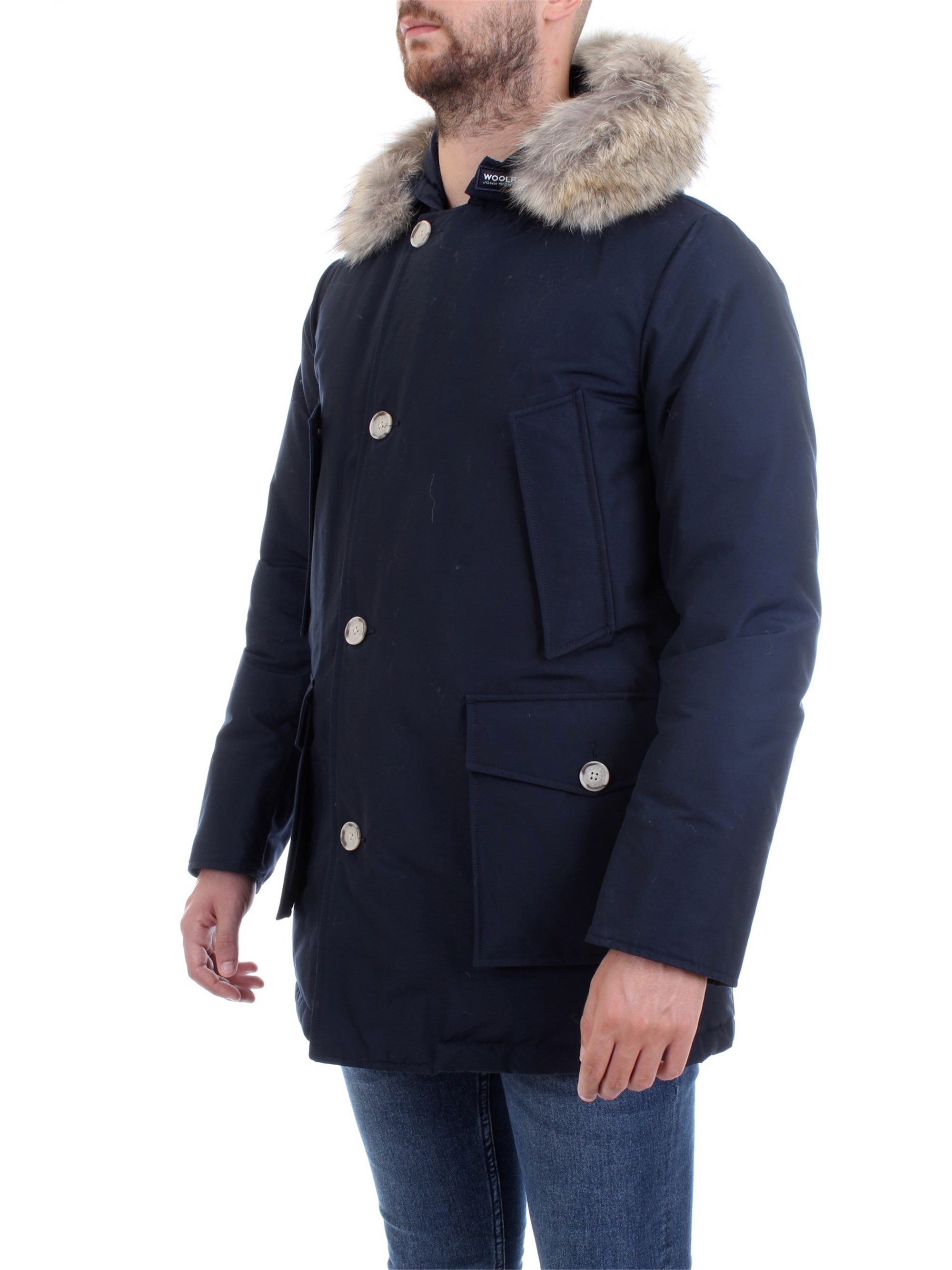 WOOLRICH WOCPS1674 Blue Clothing Man PARKA WOOLRICH WOCPS1674 Blue Clothing Man PARKA