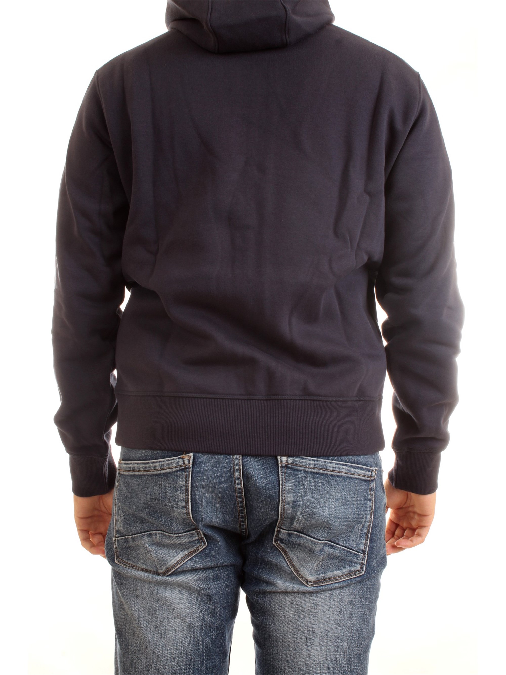 NEW BALANCE MJ03580 Blue Clothing Man Sweater NEW BALANCE MJ03580 Blue Clothing Man Sweater