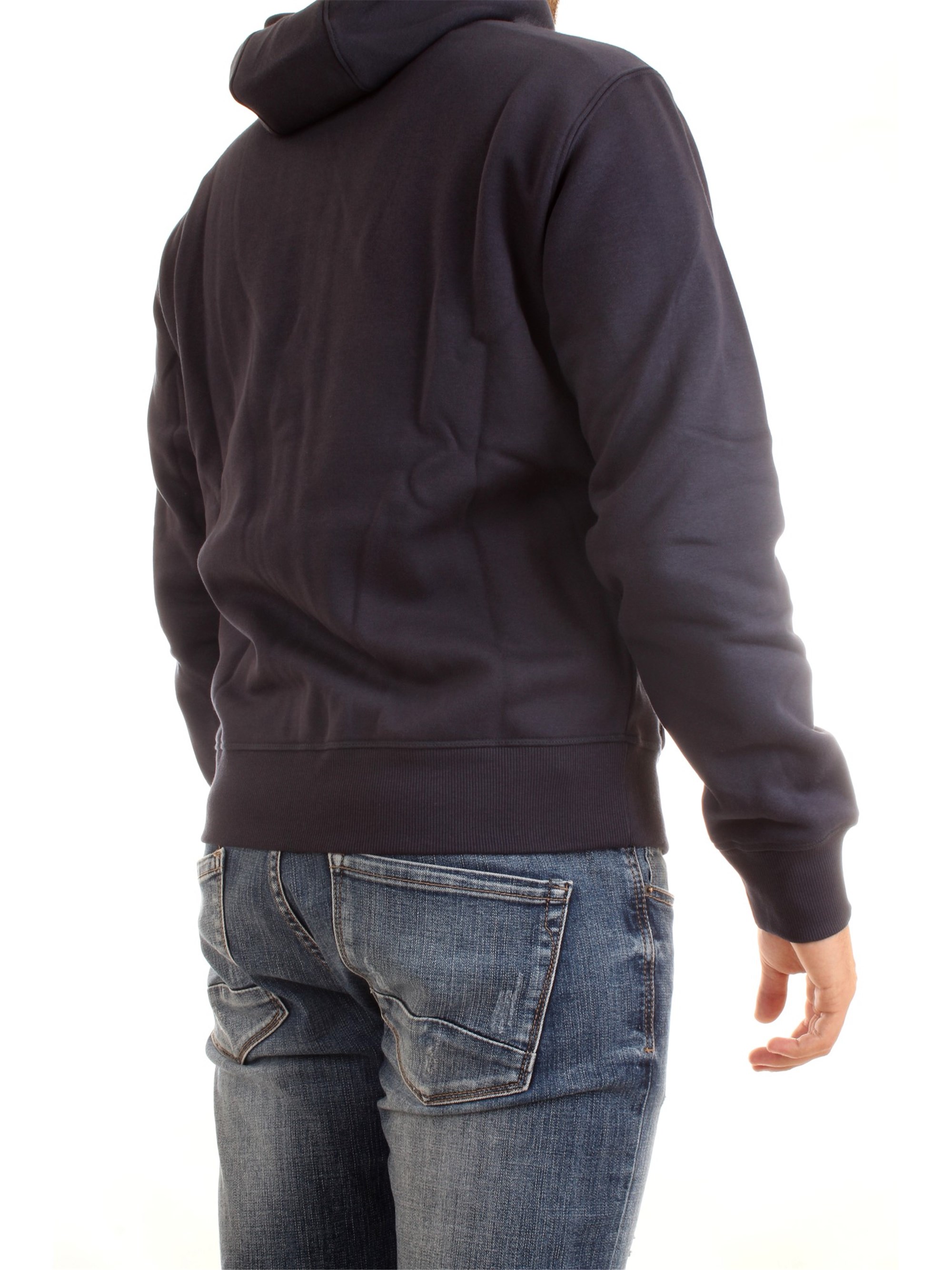 NEW BALANCE MJ03580 Blue Clothing Man Sweater NEW BALANCE MJ03580 Blue Clothing Man Sweater
