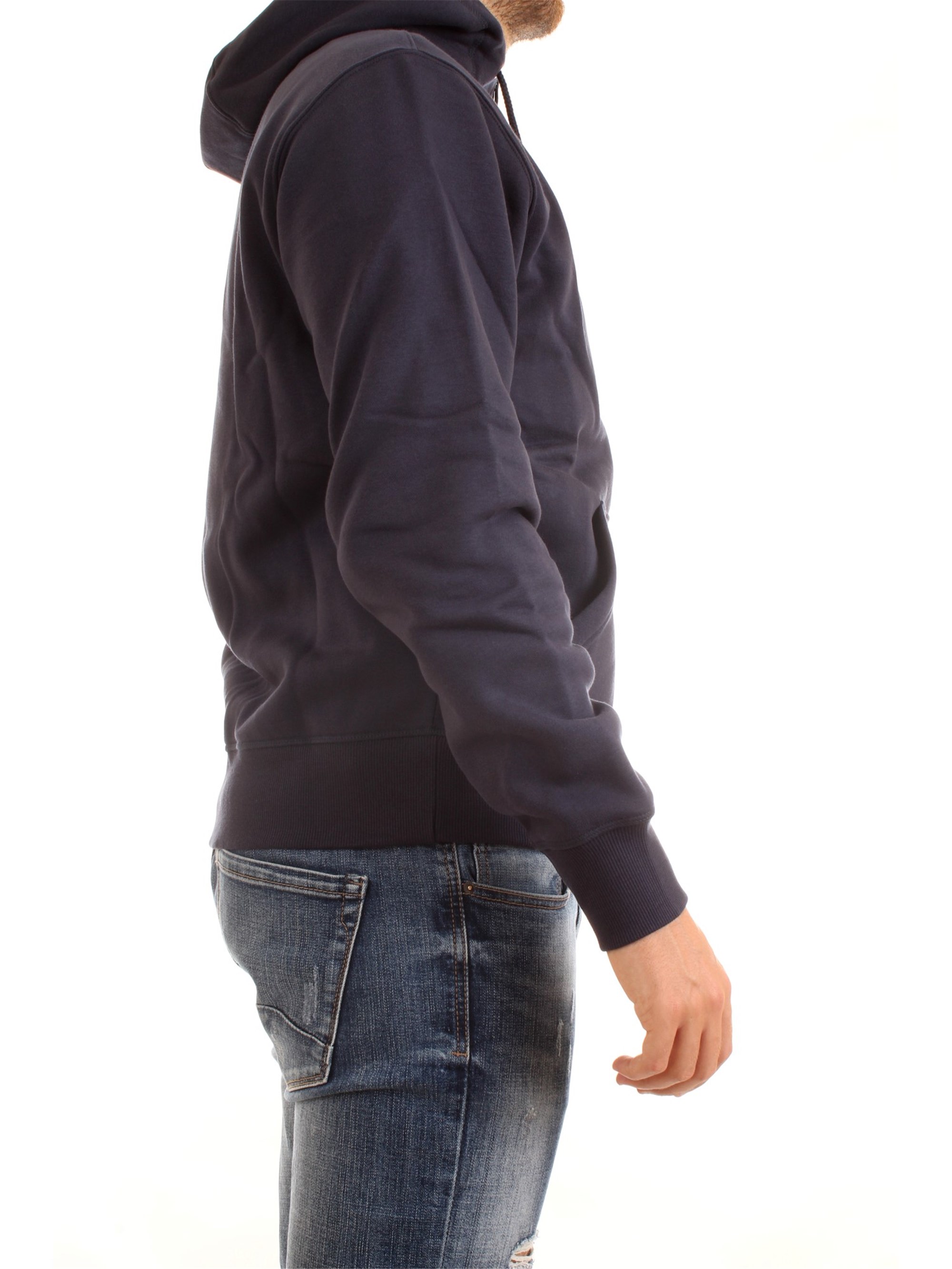 NEW BALANCE MJ03580 Blue Clothing Man Sweater NEW BALANCE MJ03580 Blue Clothing Man Sweater