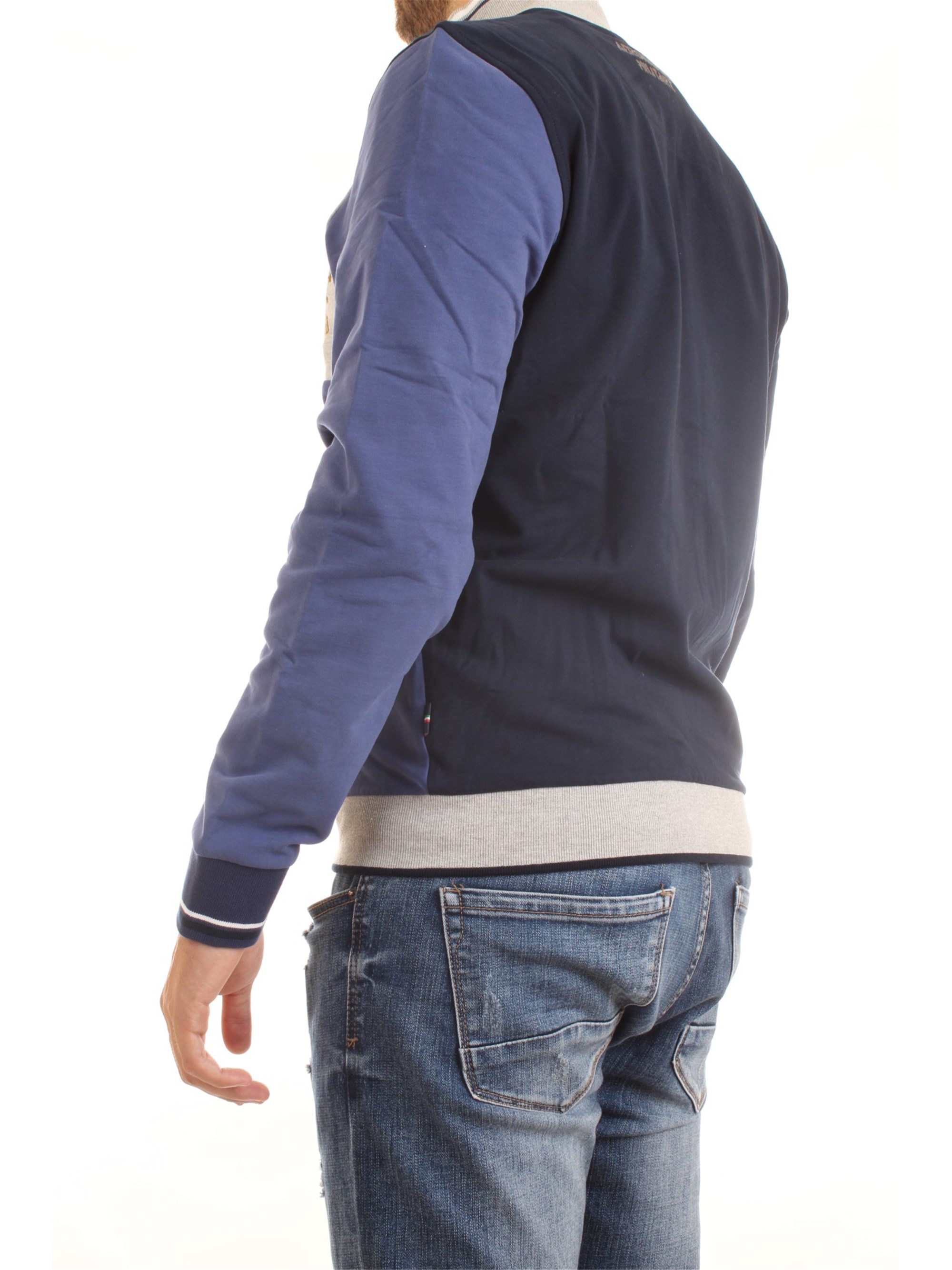 AERONAUTICA MILITARE 202FE1576F418 Ink Clothing Man Sweater AERONAUTICA MILITARE 202FE1576F418 Ink Clothing Man Sweater
