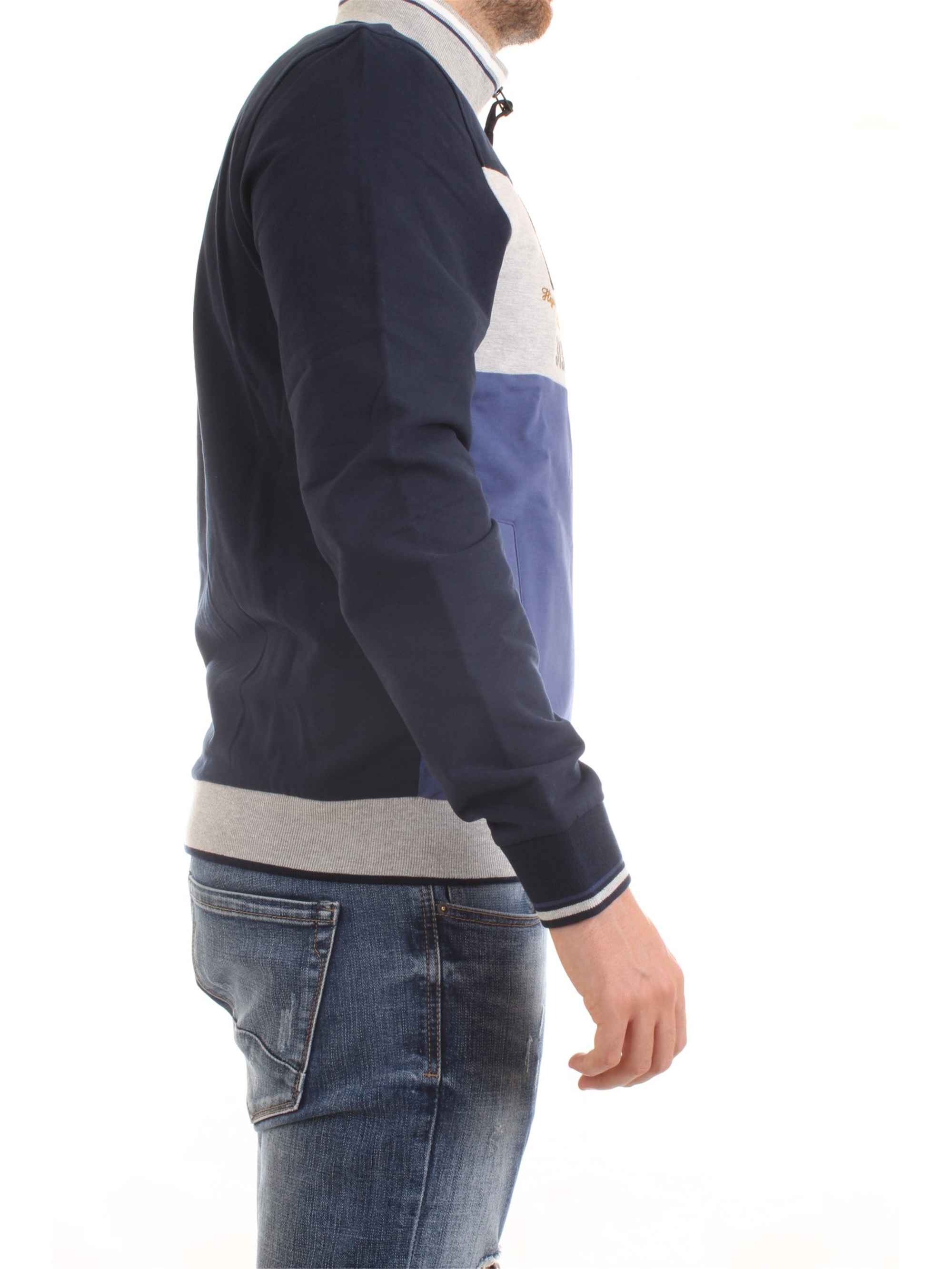 AERONAUTICA MILITARE 202FE1576F418 Ink Clothing Man Sweater AERONAUTICA MILITARE 202FE1576F418 Ink Clothing Man Sweater