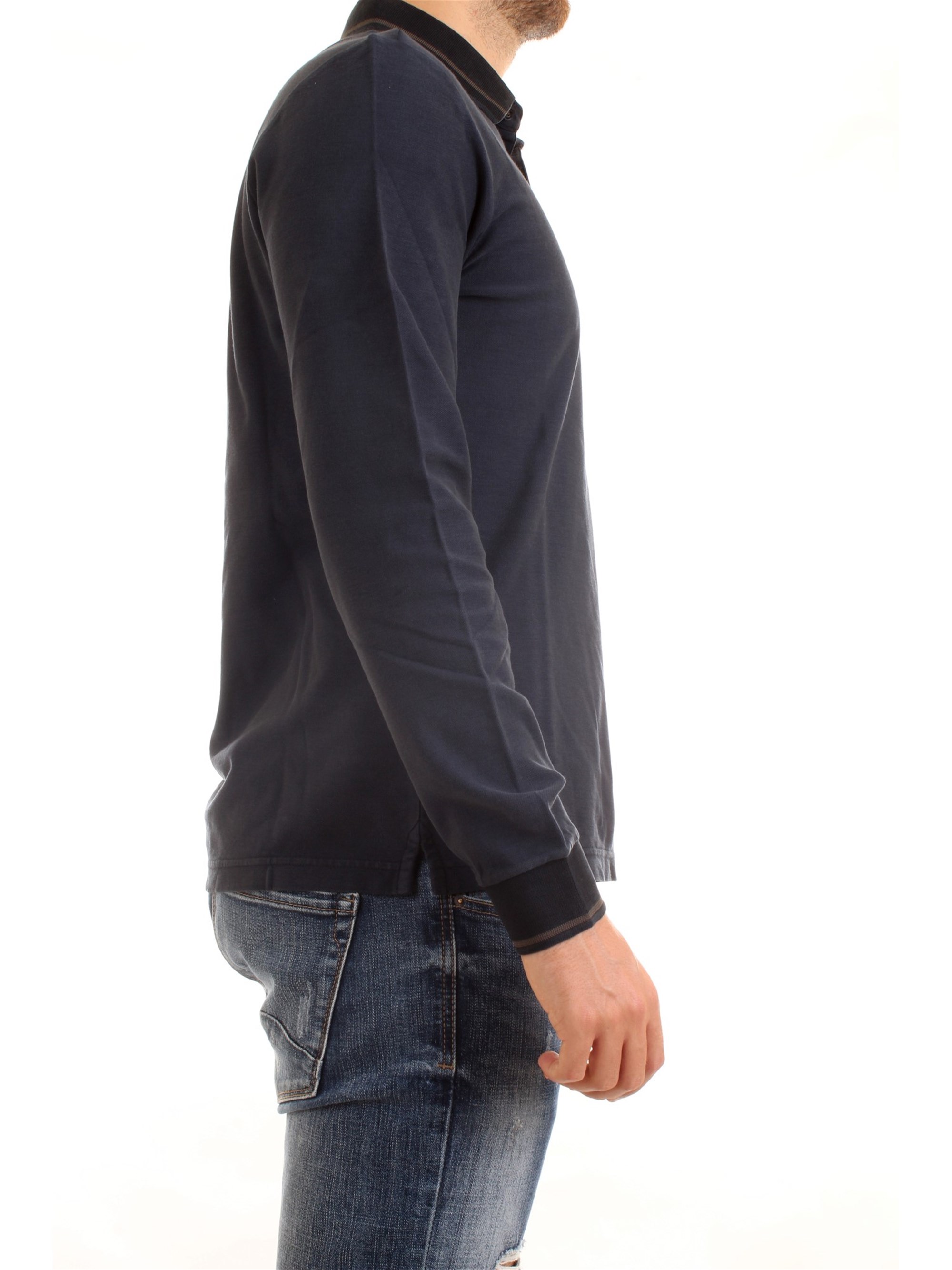 AERONAUTICA MILITARE 202PO1485P144 Blue Clothing Man Polo shirt AERONAUTICA MILITARE 202PO1485P144 Blue Clothing Man Polo shirt