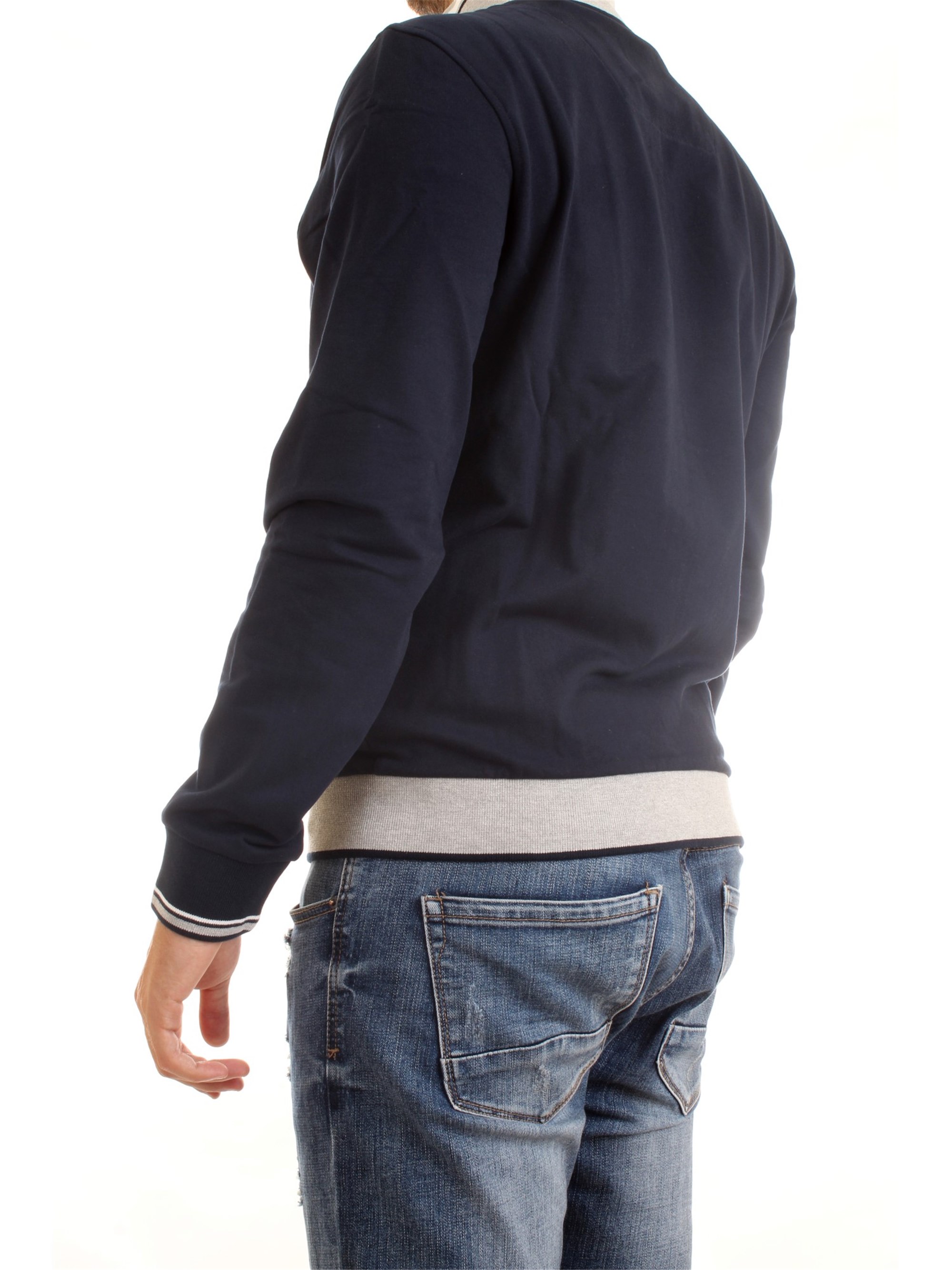 AERONAUTICA MILITARE 202FE1578F418 Blue Clothing Man Sweater AERONAUTICA MILITARE 202FE1578F418 Blue Clothing Man Sweater