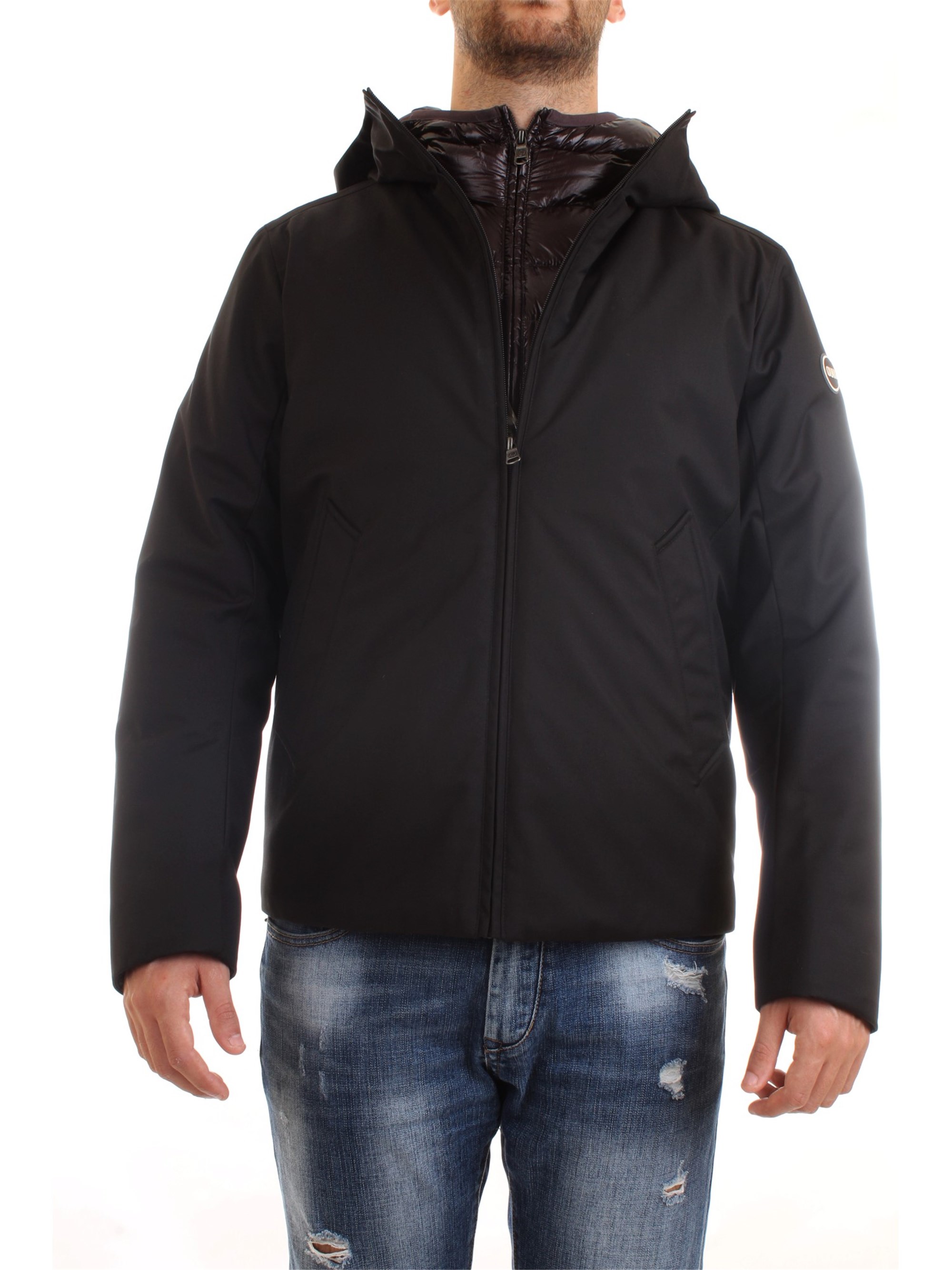 COLMAR ORIGINALS 1287 8UX Black Clothing Man Duvet COLMAR ORIGINALS 1287 8UX Black Clothing Man Duvet
