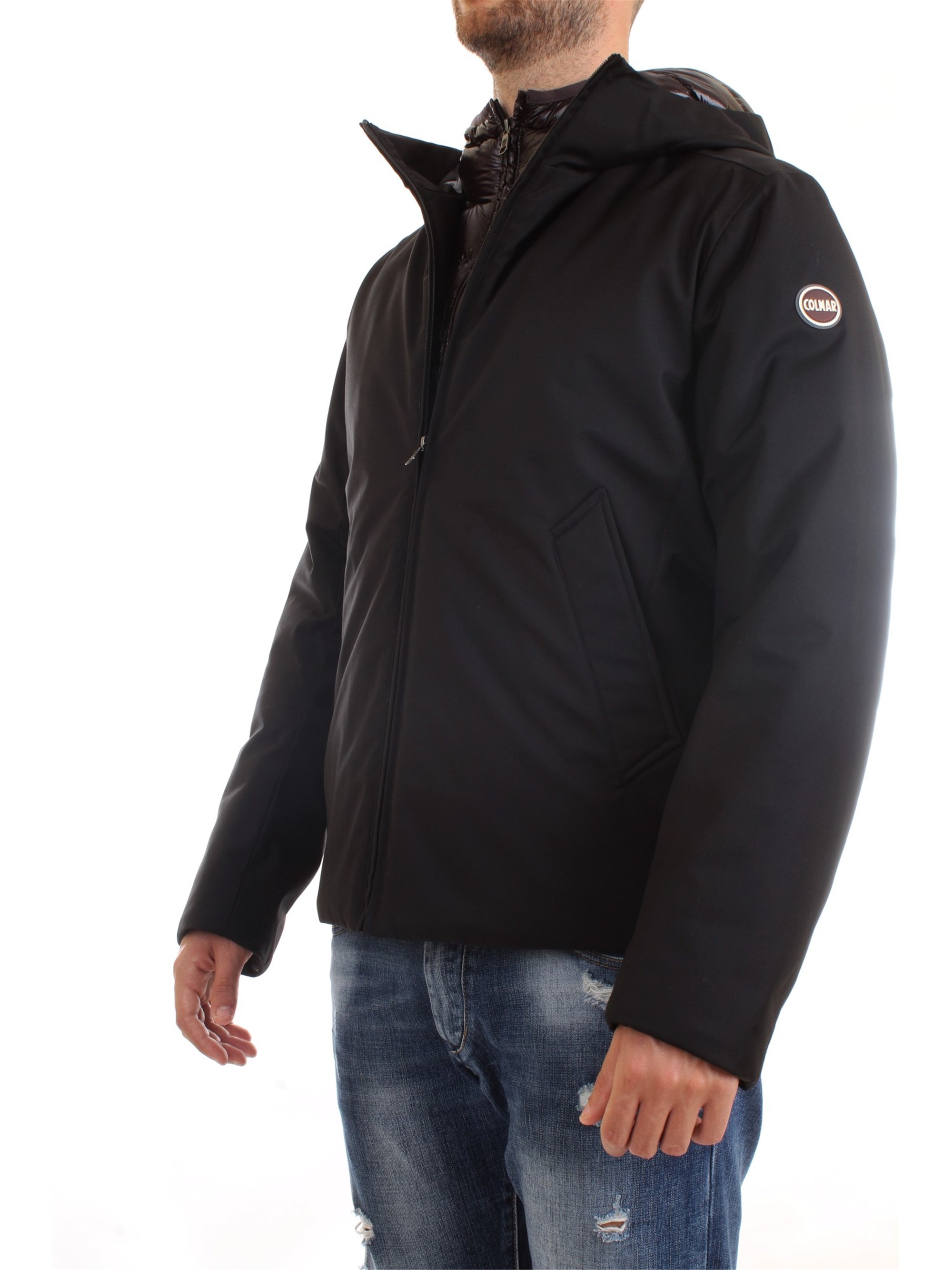 COLMAR ORIGINALS 1287 8UX Black Clothing Man Duvet COLMAR ORIGINALS 1287 8UX Black Clothing Man Duvet