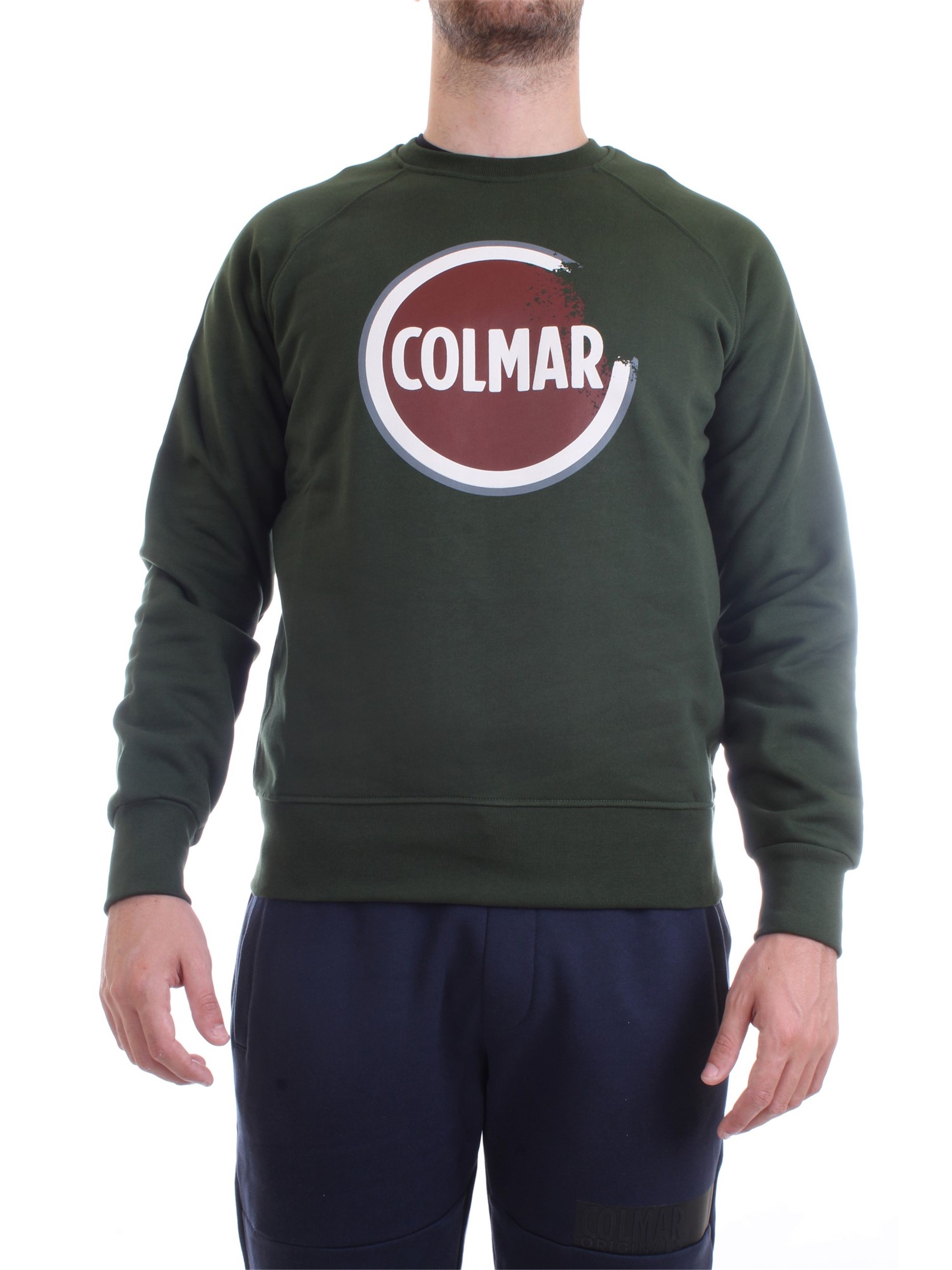 COLMAR ORIGINALS 8268R 6UX Green Clothing Man Sweater COLMAR ORIGINALS 8268R 6UX Green Clothing Man Sweater