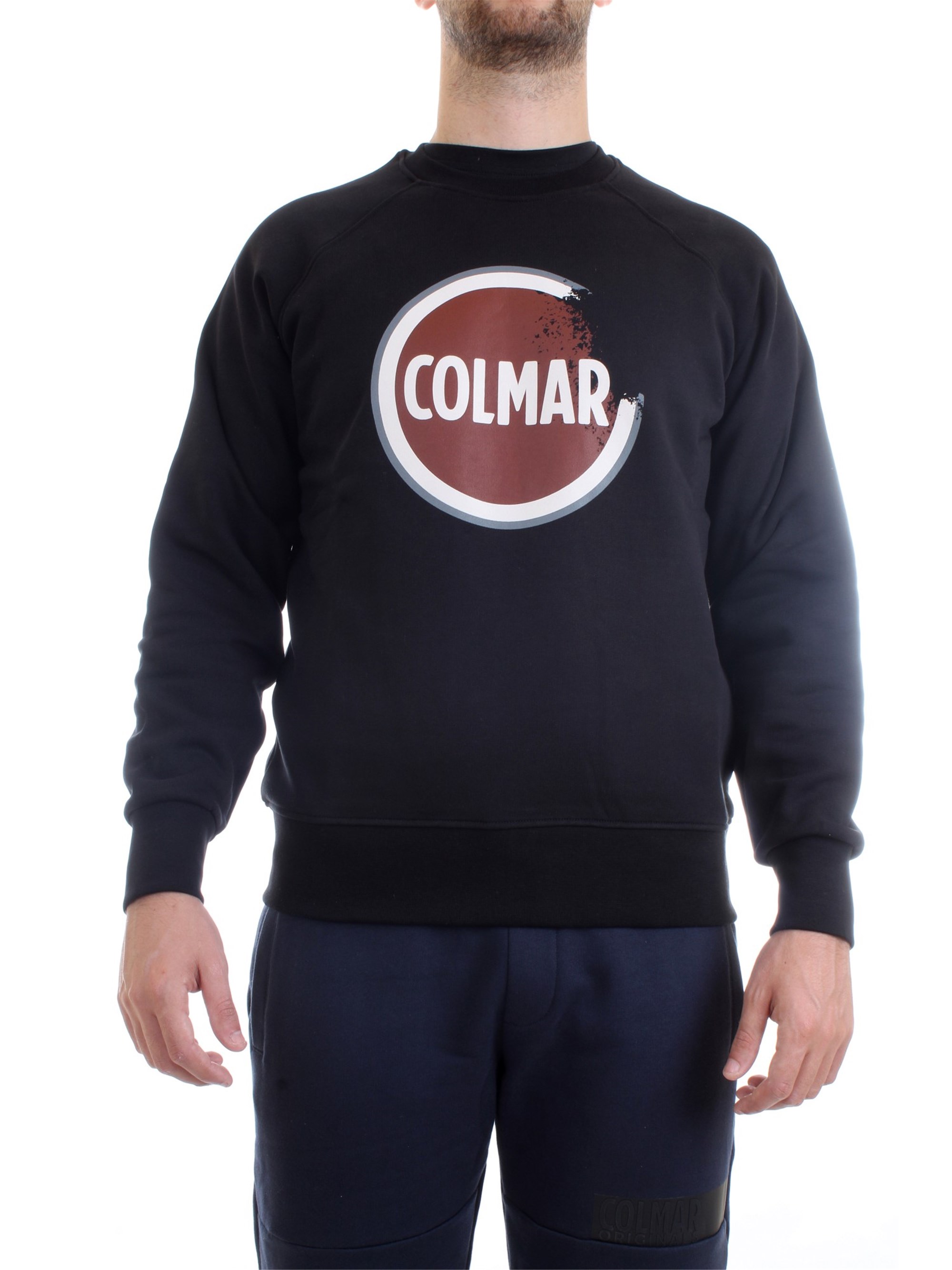 COLMAR ORIGINALS 8268R 6UX Black Clothing Man Sweater COLMAR ORIGINALS 8268R 6UX Black Clothing Man Sweater