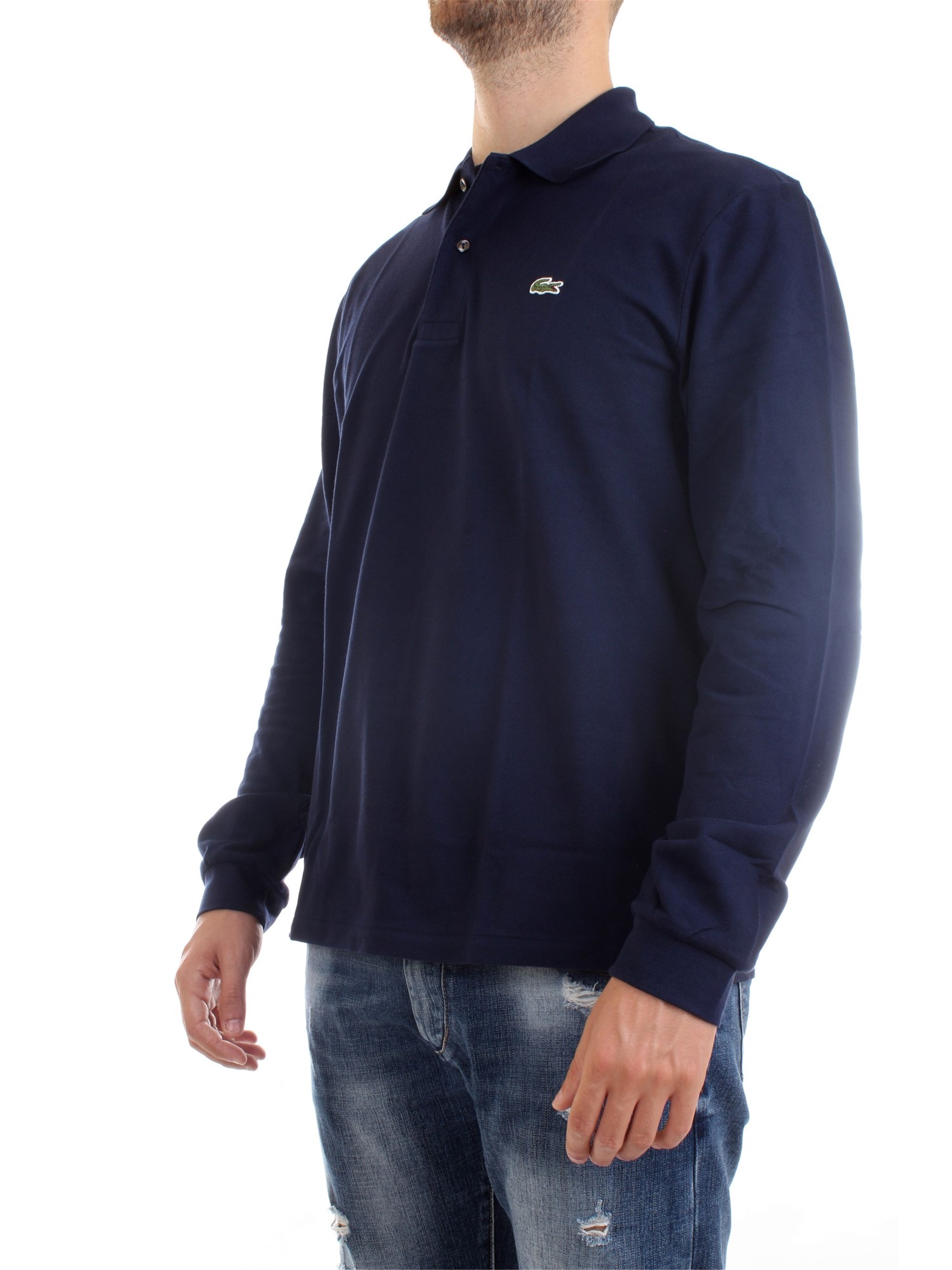 Lacoste L1312 00 Blue Clothing Man Polo shirt Lacoste L1312 00 Blue Clothing Man Polo shirt