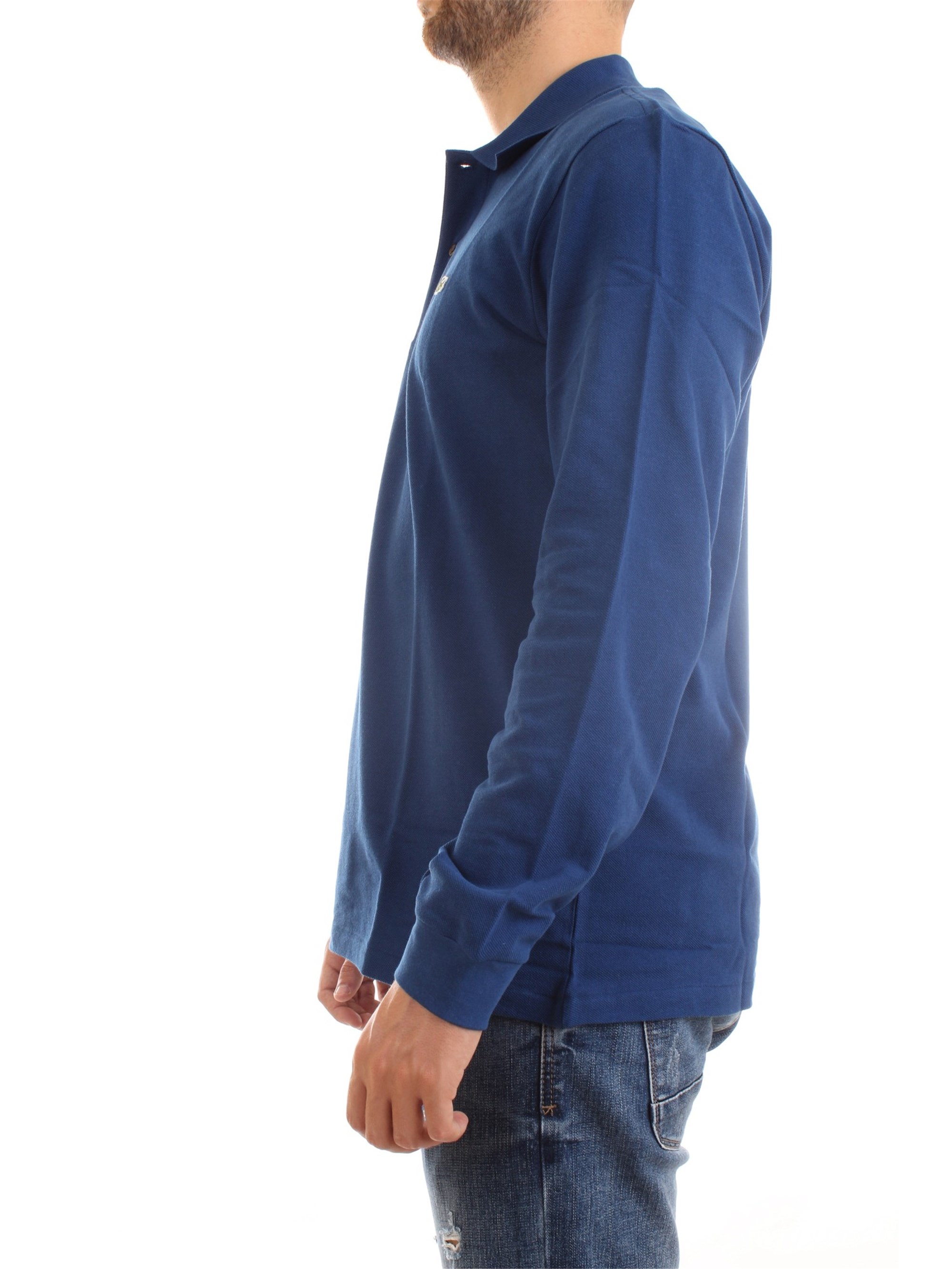 Lacoste L1312 00 Medium blue Clothing Man Polo shirt Lacoste L1312 00 Medium blue Clothing Man Polo shirt