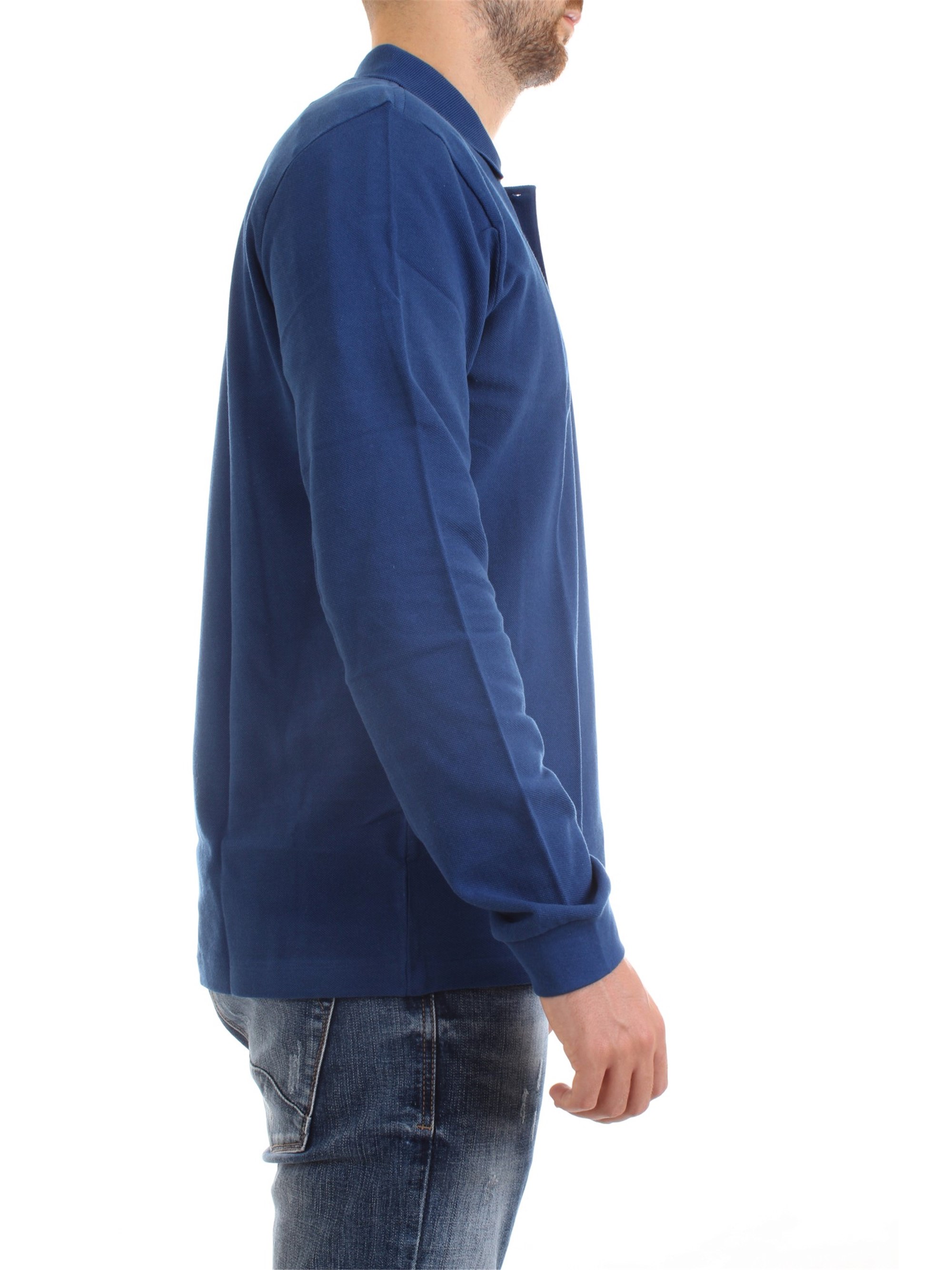 Lacoste L1312 00 Medium blue Clothing Man Polo shirt Lacoste L1312 00 Medium blue Clothing Man Polo shirt