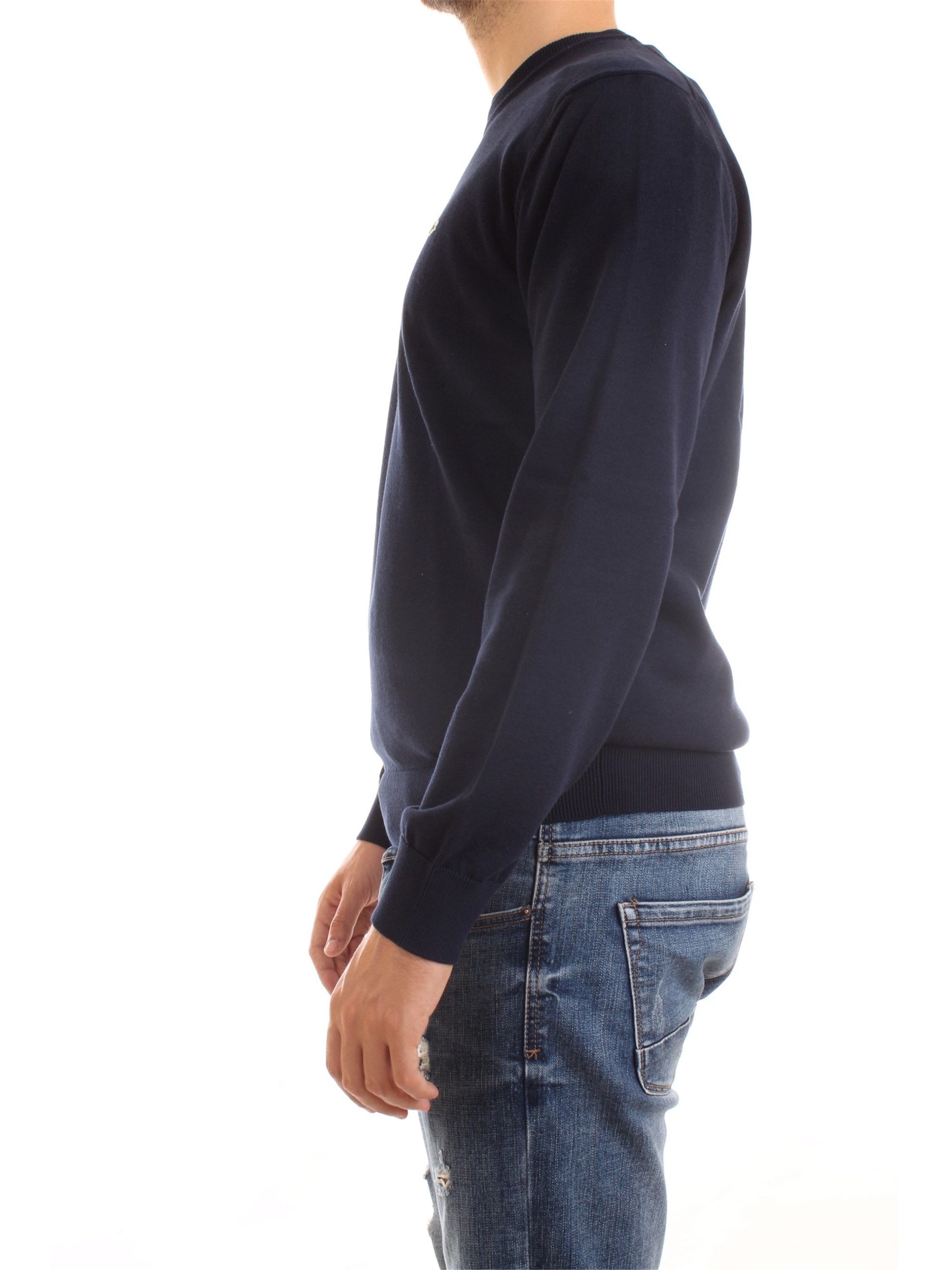 Lacoste AH2193 00 Blue Clothing Man Sweater Lacoste AH2193 00 Blue Clothing Man Sweater