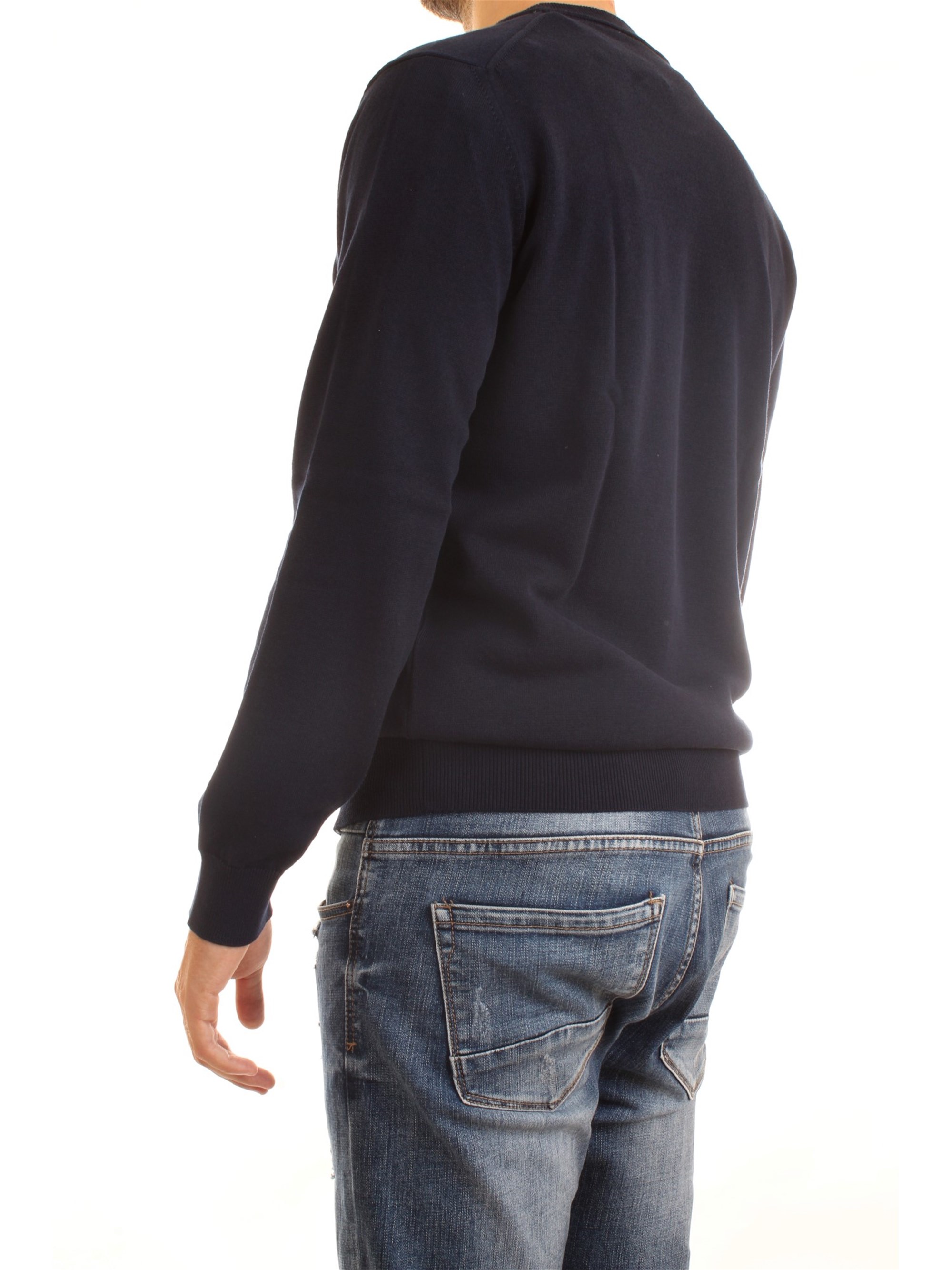 Lacoste AH2193 00 Blue Clothing Man Sweater Lacoste AH2193 00 Blue Clothing Man Sweater