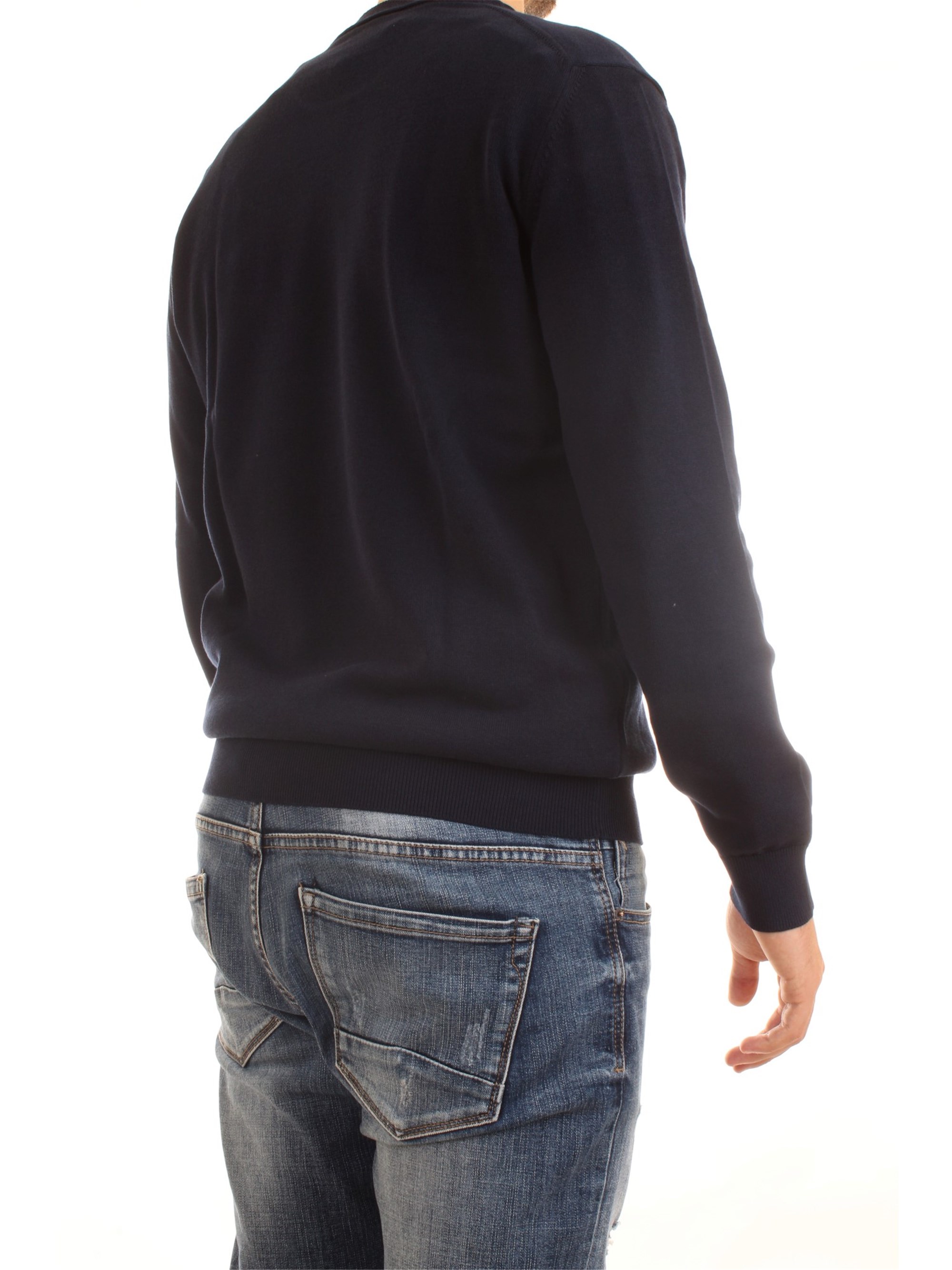 Lacoste AH2193 00 Blue Clothing Man Sweater Lacoste AH2193 00 Blue Clothing Man Sweater