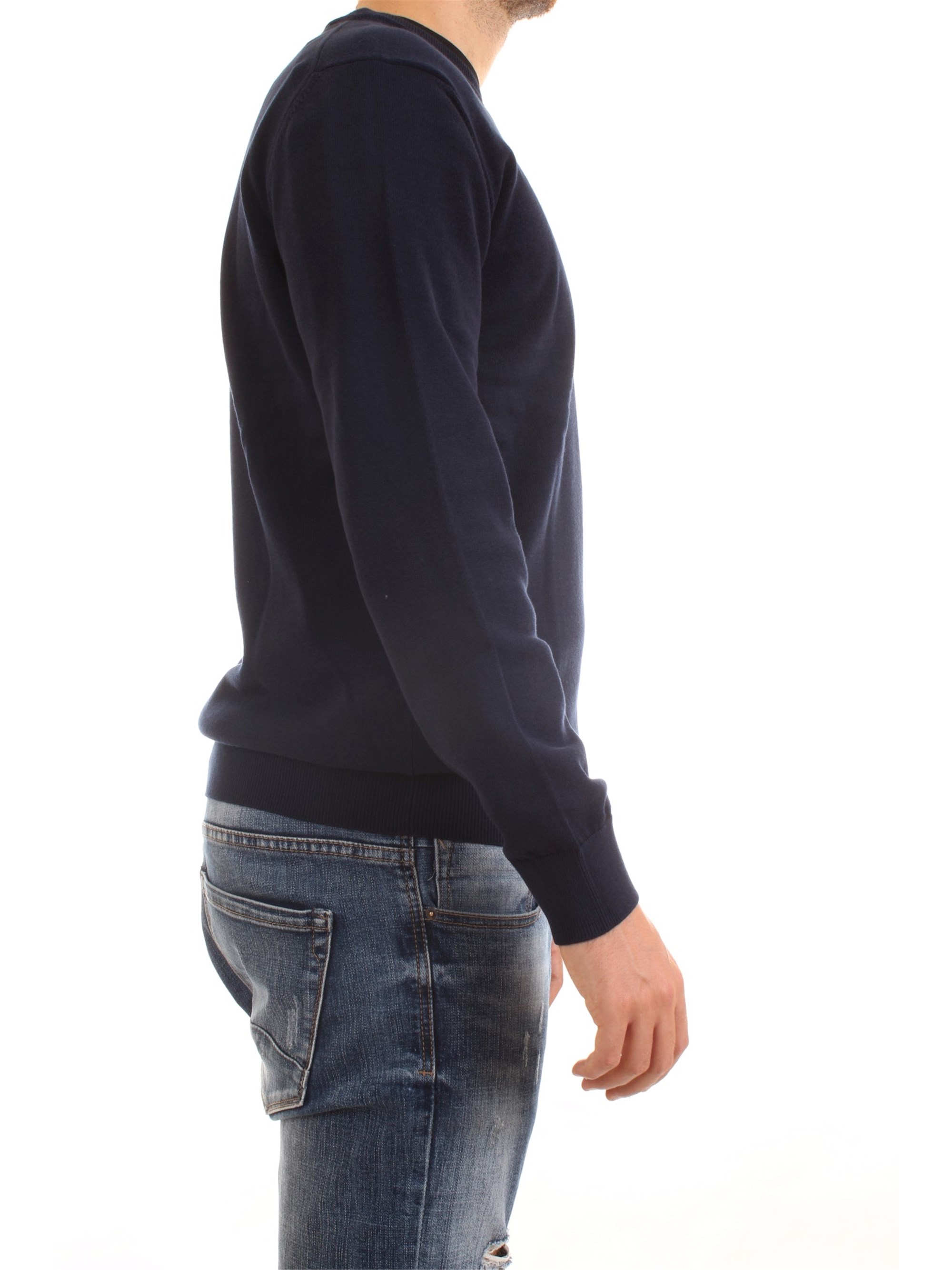 Lacoste AH2193 00 Blue Clothing Man Sweater Lacoste AH2193 00 Blue Clothing Man Sweater