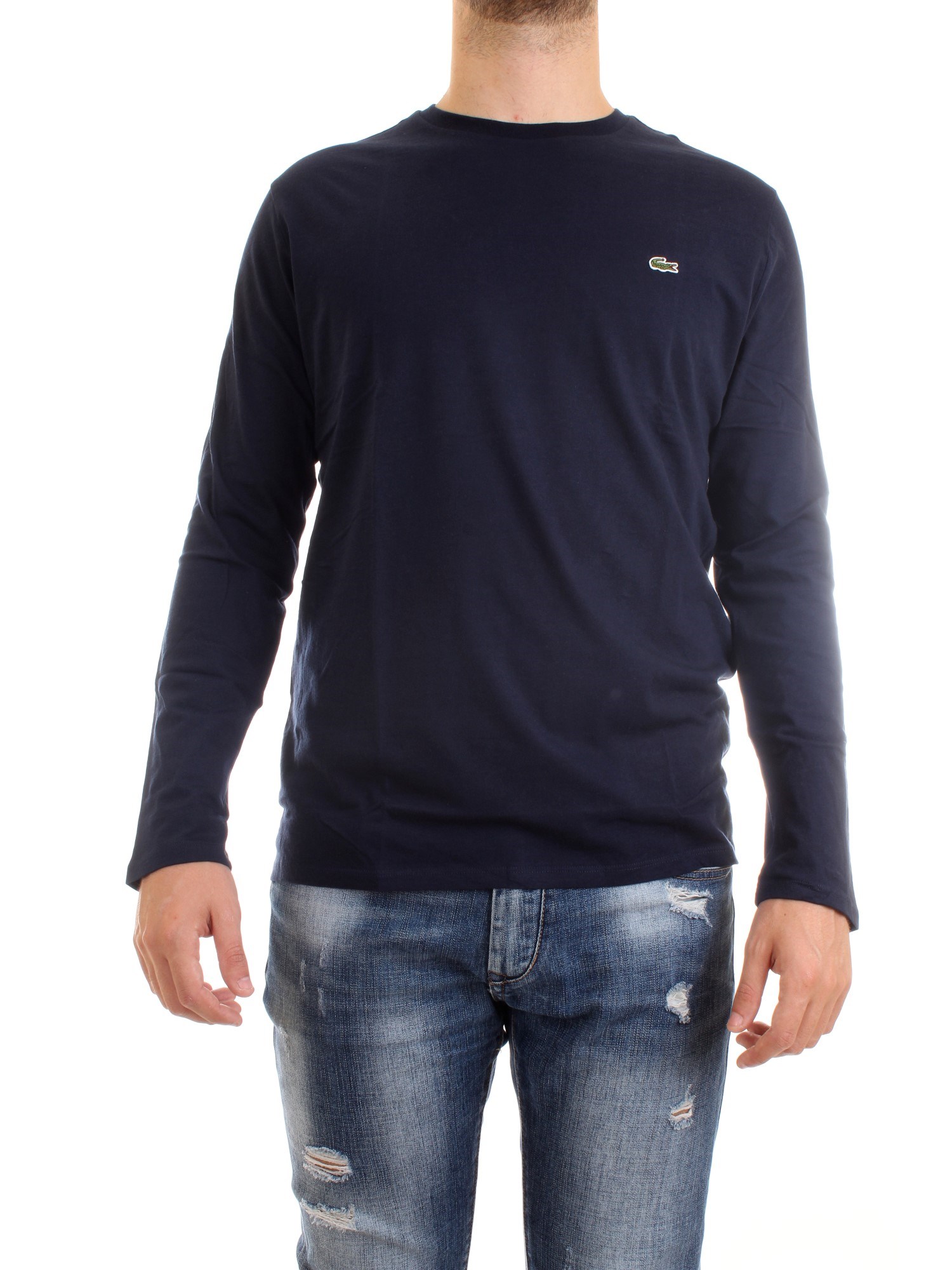 Lacoste TH6712 00 Blue Clothing Man T-Shirt/Polo Lacoste TH6712 00 Blue Clothing Man T-Shirt/Polo