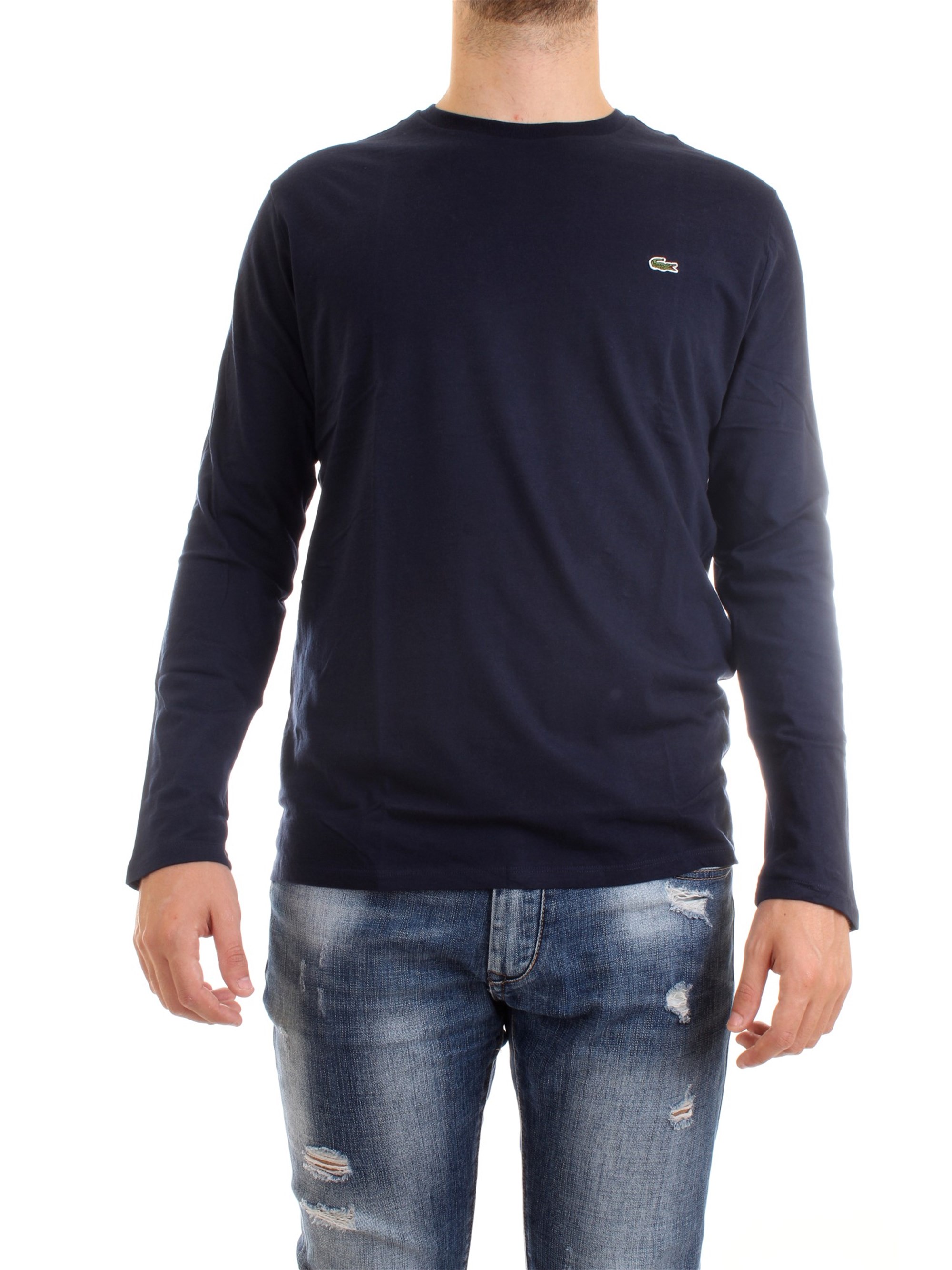 Lacoste TH6712 00 Blue Clothing Man T-Shirt/Polo Lacoste TH6712 00 Blue Clothing Man T-Shirt/Polo
