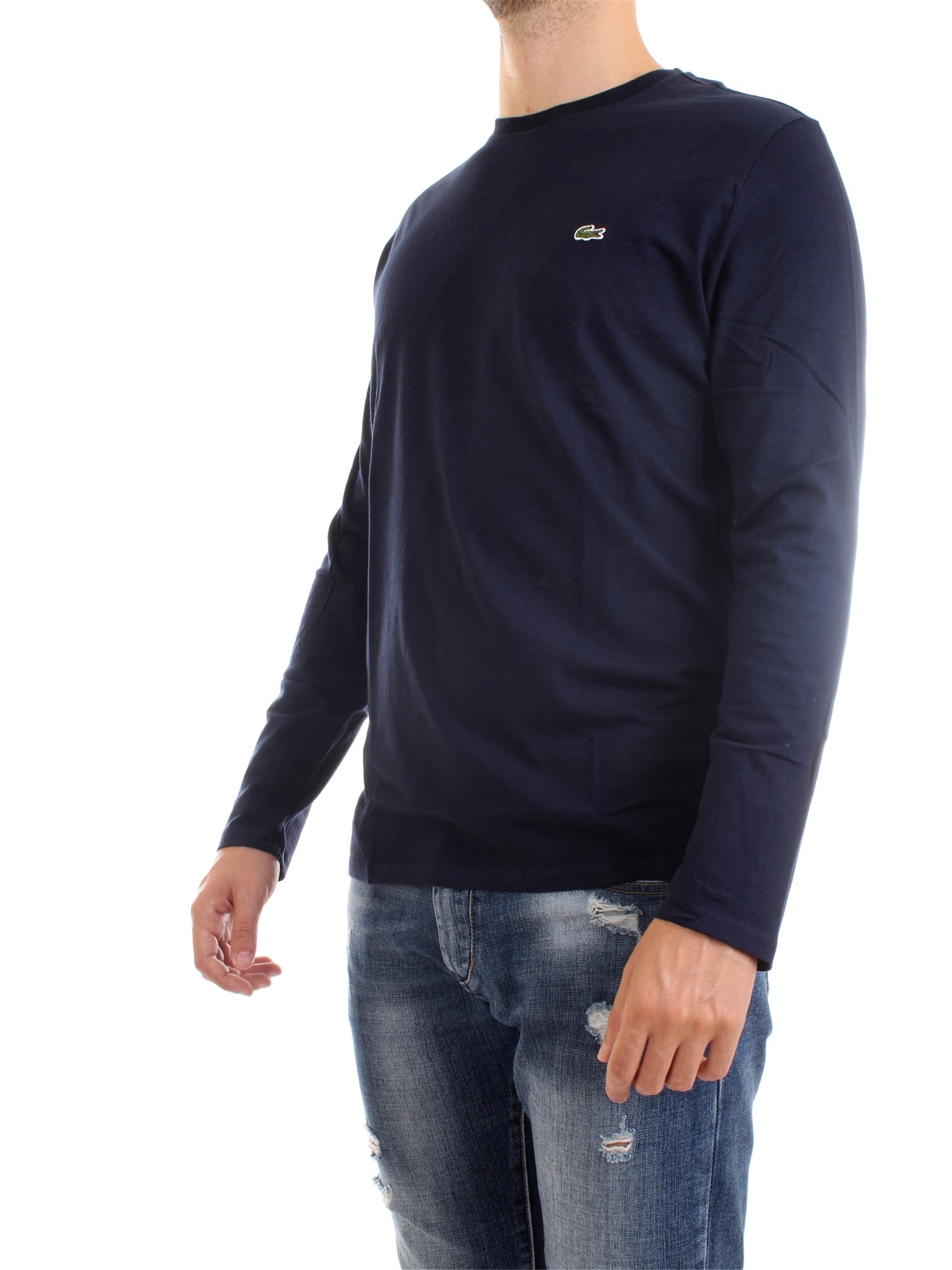 Lacoste TH6712 00 Blue Clothing Man T-Shirt/Polo Lacoste TH6712 00 Blue Clothing Man T-Shirt/Polo